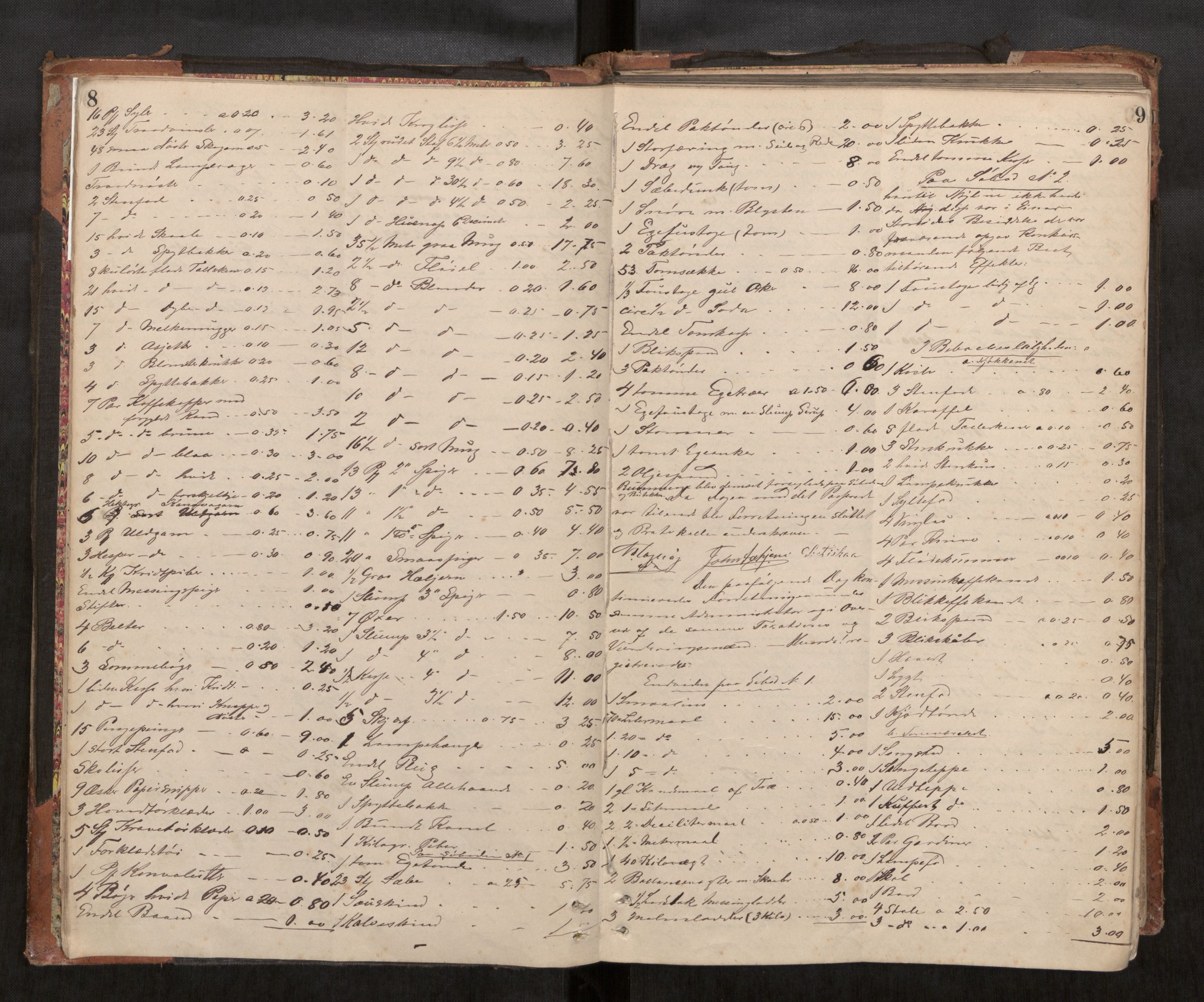 Søre Sunnmøre sorenskriveri, AV/SAT-A-4122/1/3/3B/L0006: Skiftebehandlings- / Skifteforhandlingsprotokollar, 1883-1895, p. 8-9