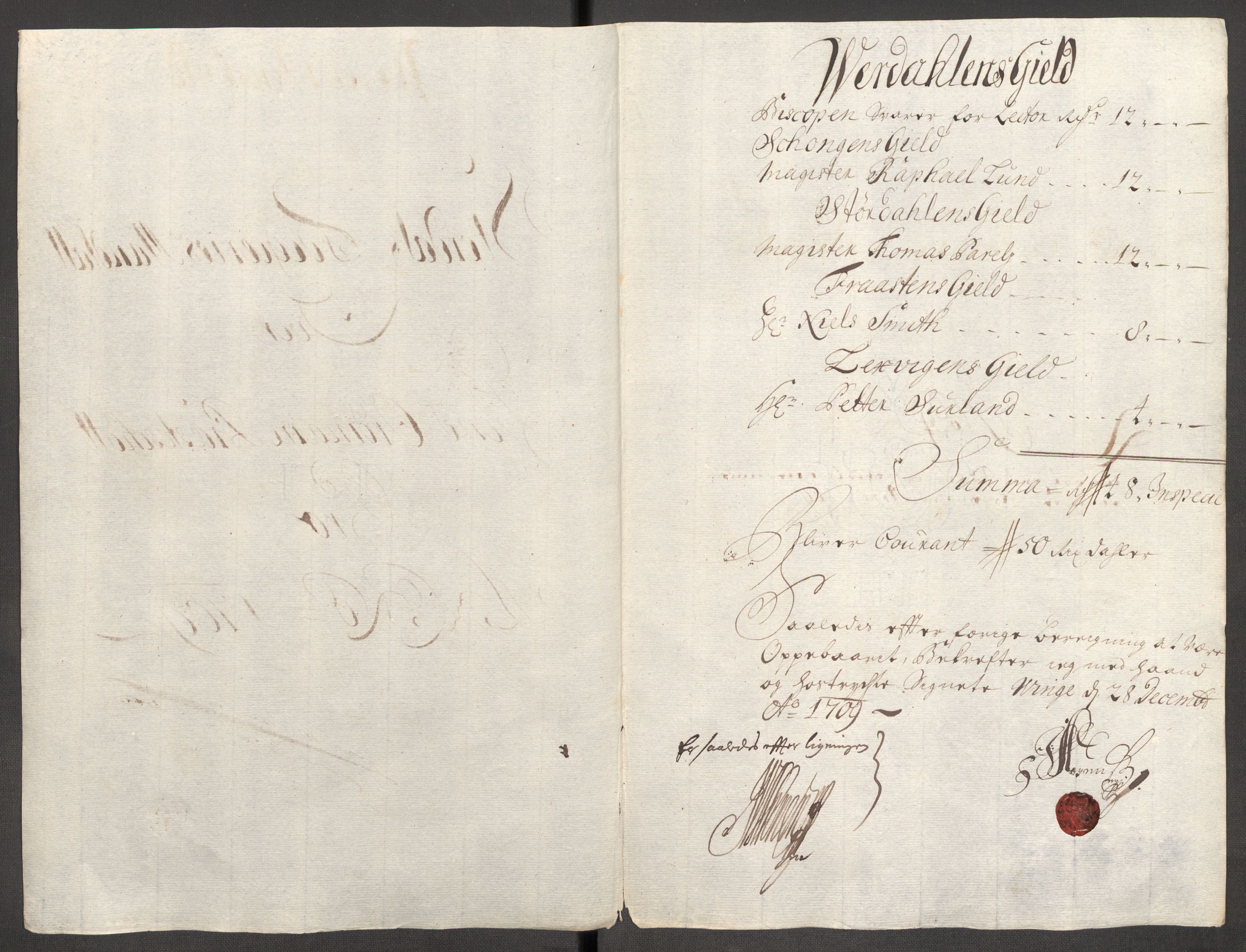 Rentekammeret inntil 1814, Reviderte regnskaper, Fogderegnskap, RA/EA-4092/R62/L4199: Fogderegnskap Stjørdal og Verdal, 1709, p. 119