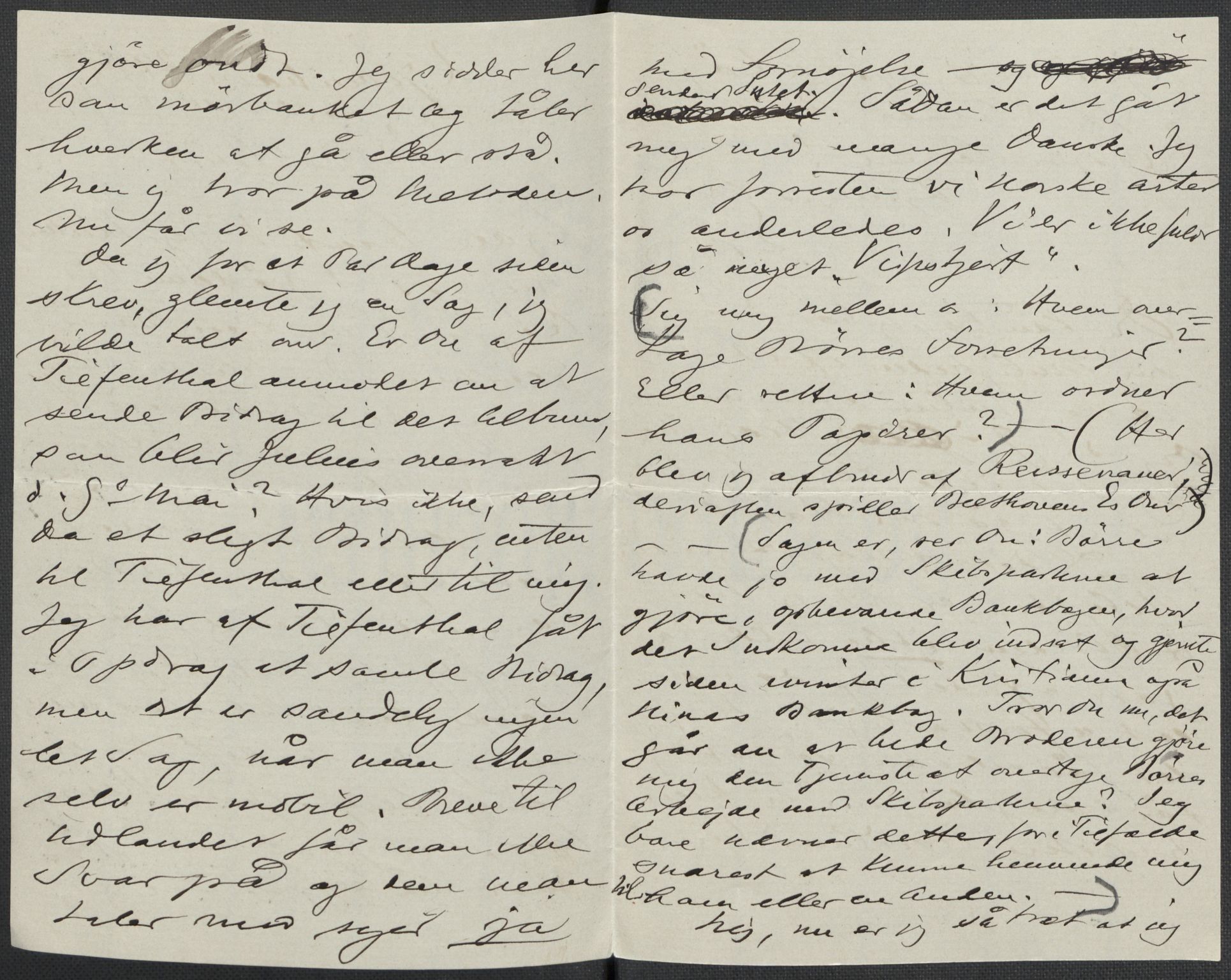 Beyer, Frants, AV/RA-PA-0132/F/L0001: Brev fra Edvard Grieg til Frantz Beyer og "En del optegnelser som kan tjene til kommentar til brevene" av Marie Beyer, 1872-1907, p. 801