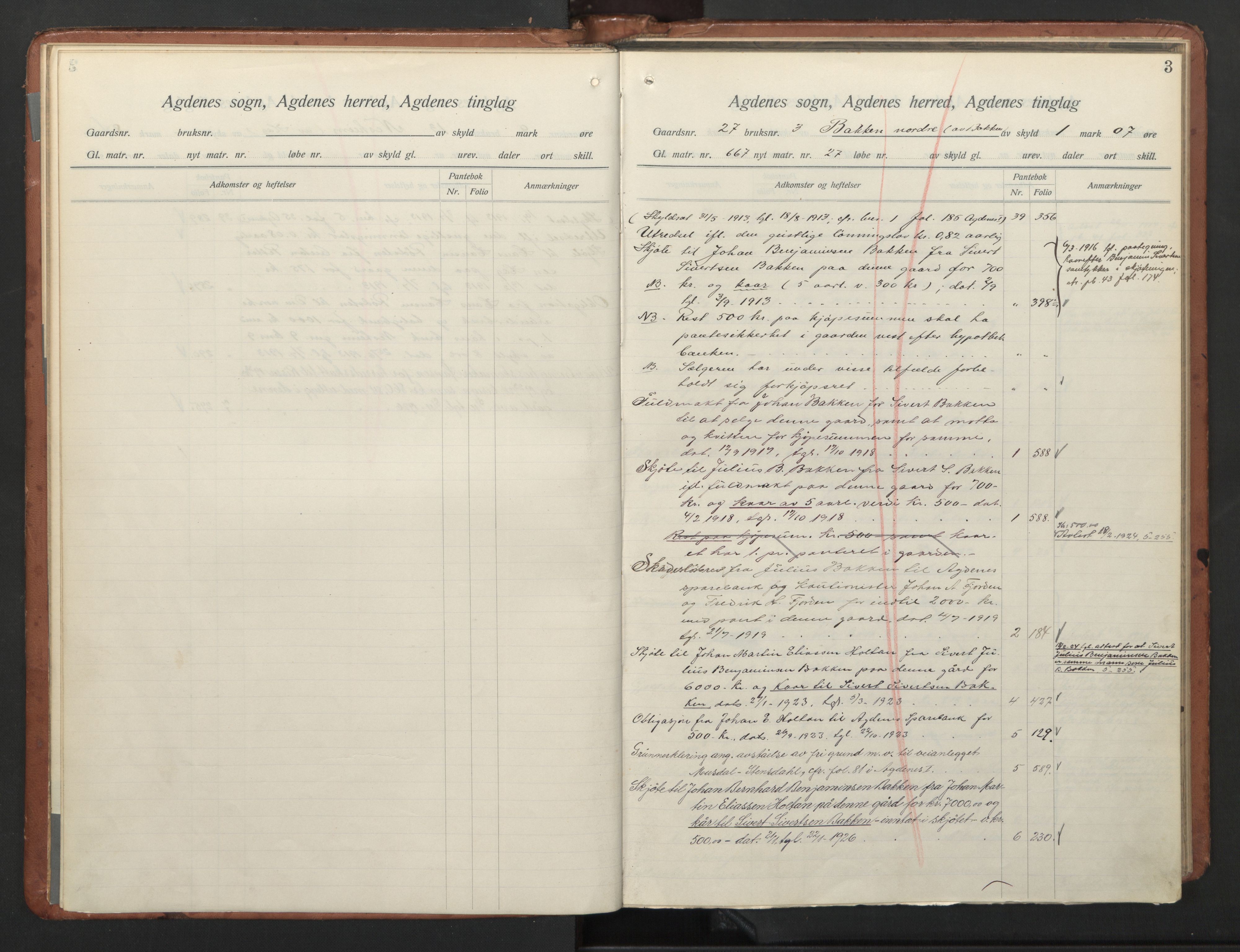 Hitra sorenskriveri, SAT/A-0018/2/2A/L0030: Mortgage register no. 30, p. 3