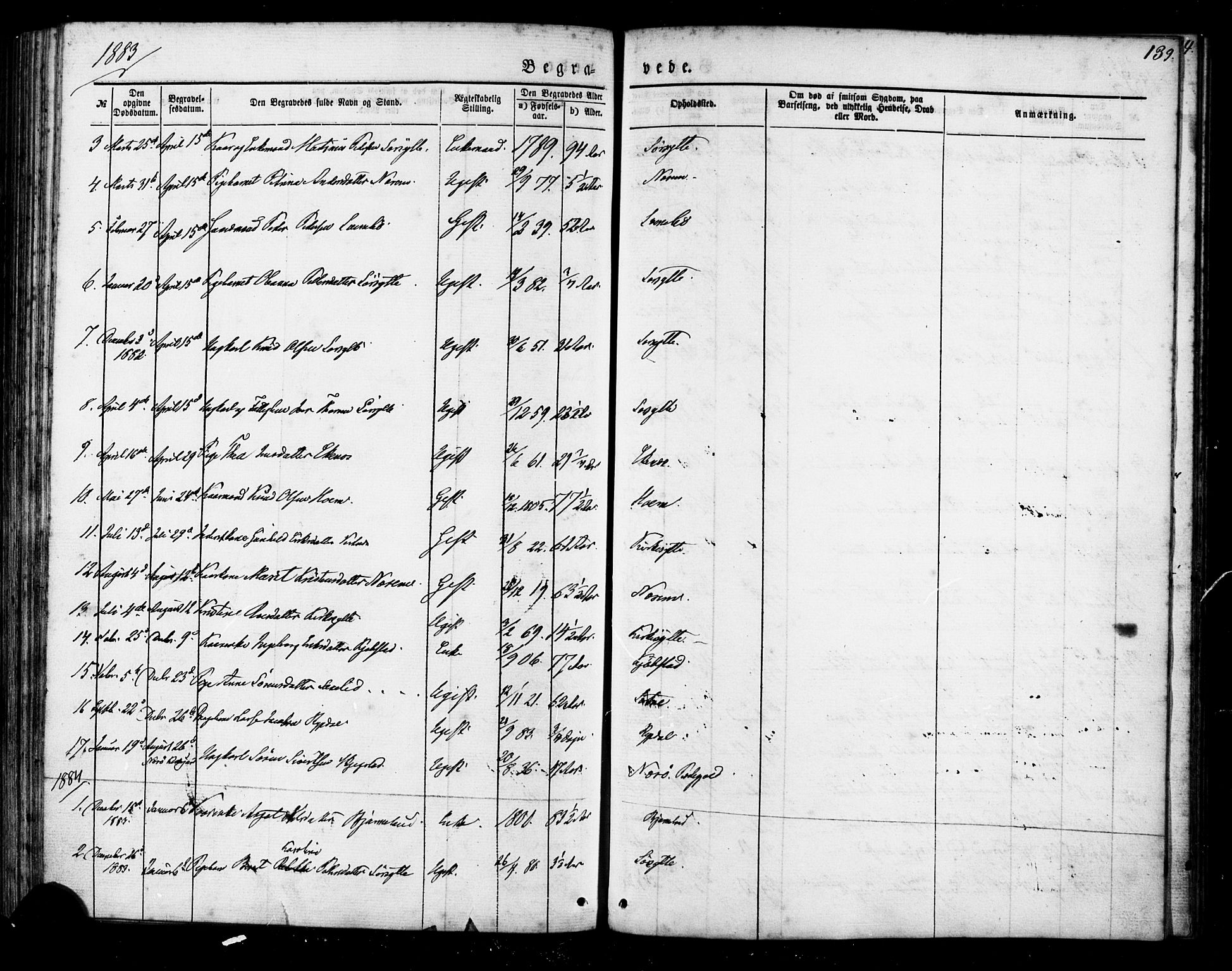 Ministerialprotokoller, klokkerbøker og fødselsregistre - Møre og Romsdal, AV/SAT-A-1454/541/L0545: Parish register (official) no. 541A02, 1872-1886, p. 139