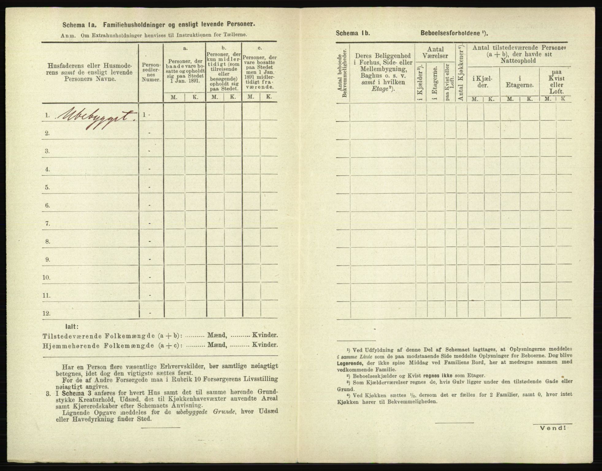 RA, 1891 census for 0104 Moss, 1891, p. 809