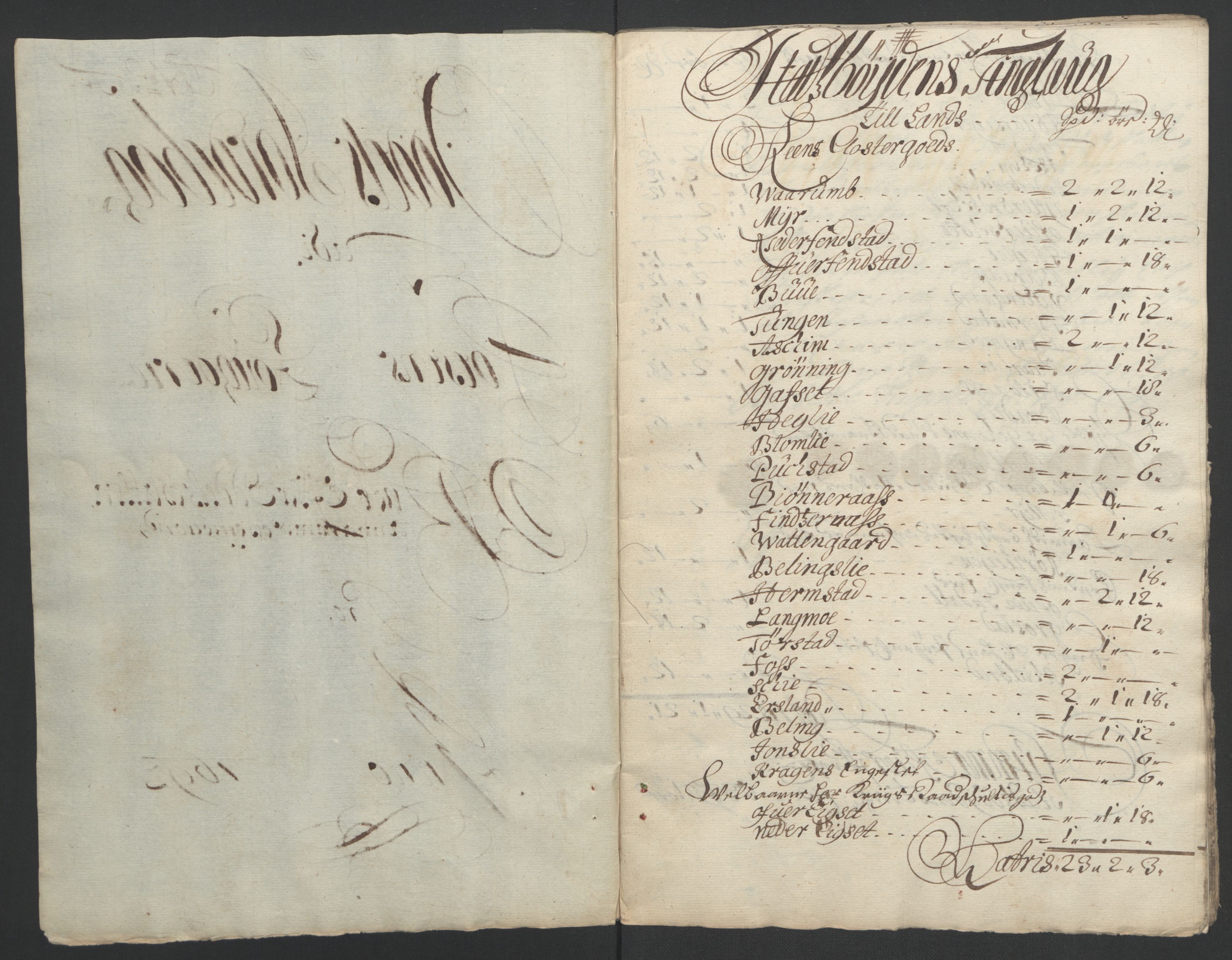 Rentekammeret inntil 1814, Reviderte regnskaper, Fogderegnskap, AV/RA-EA-4092/R57/L3849: Fogderegnskap Fosen, 1692-1693, p. 90