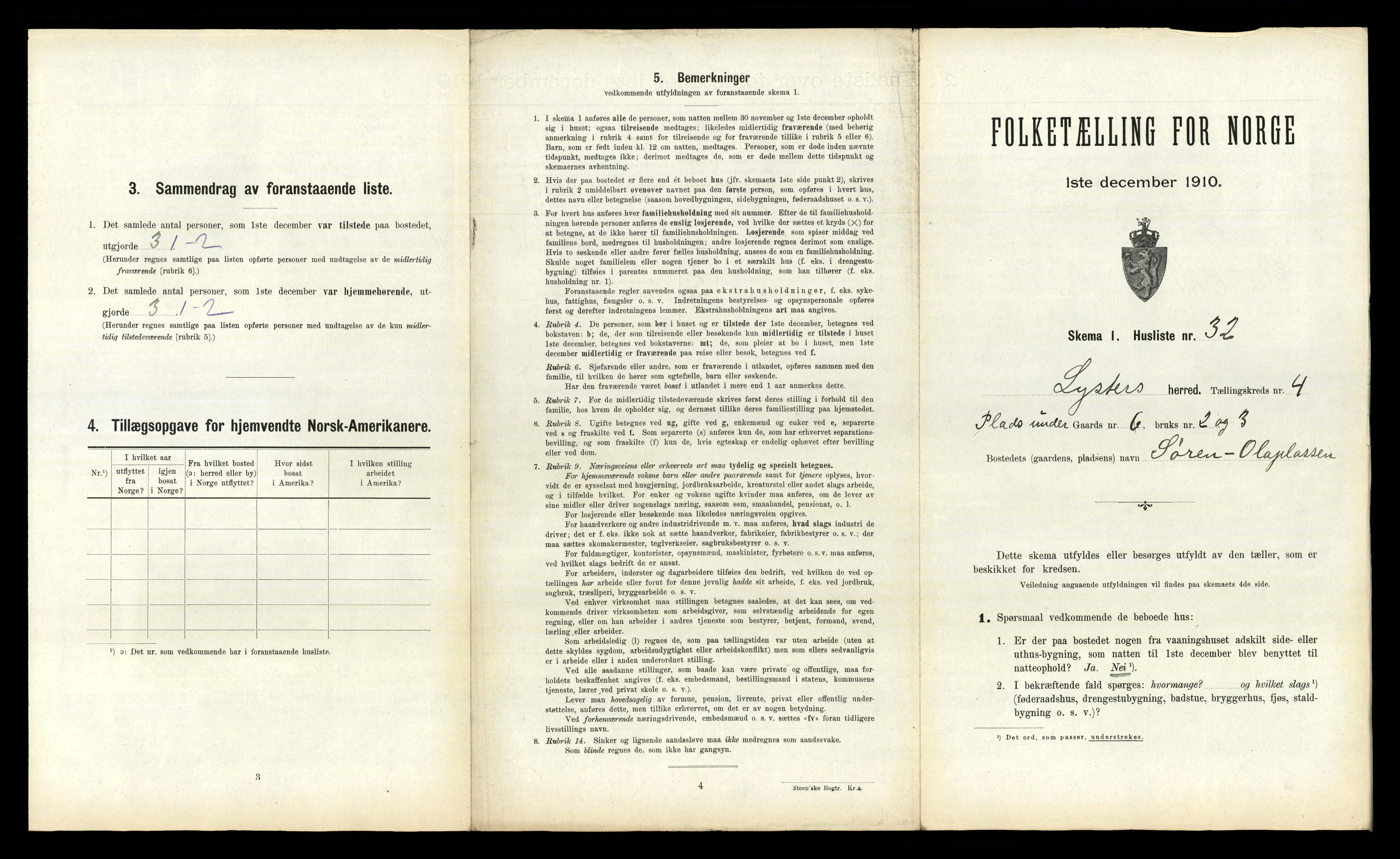 RA, 1910 census for Luster, 1910, p. 381