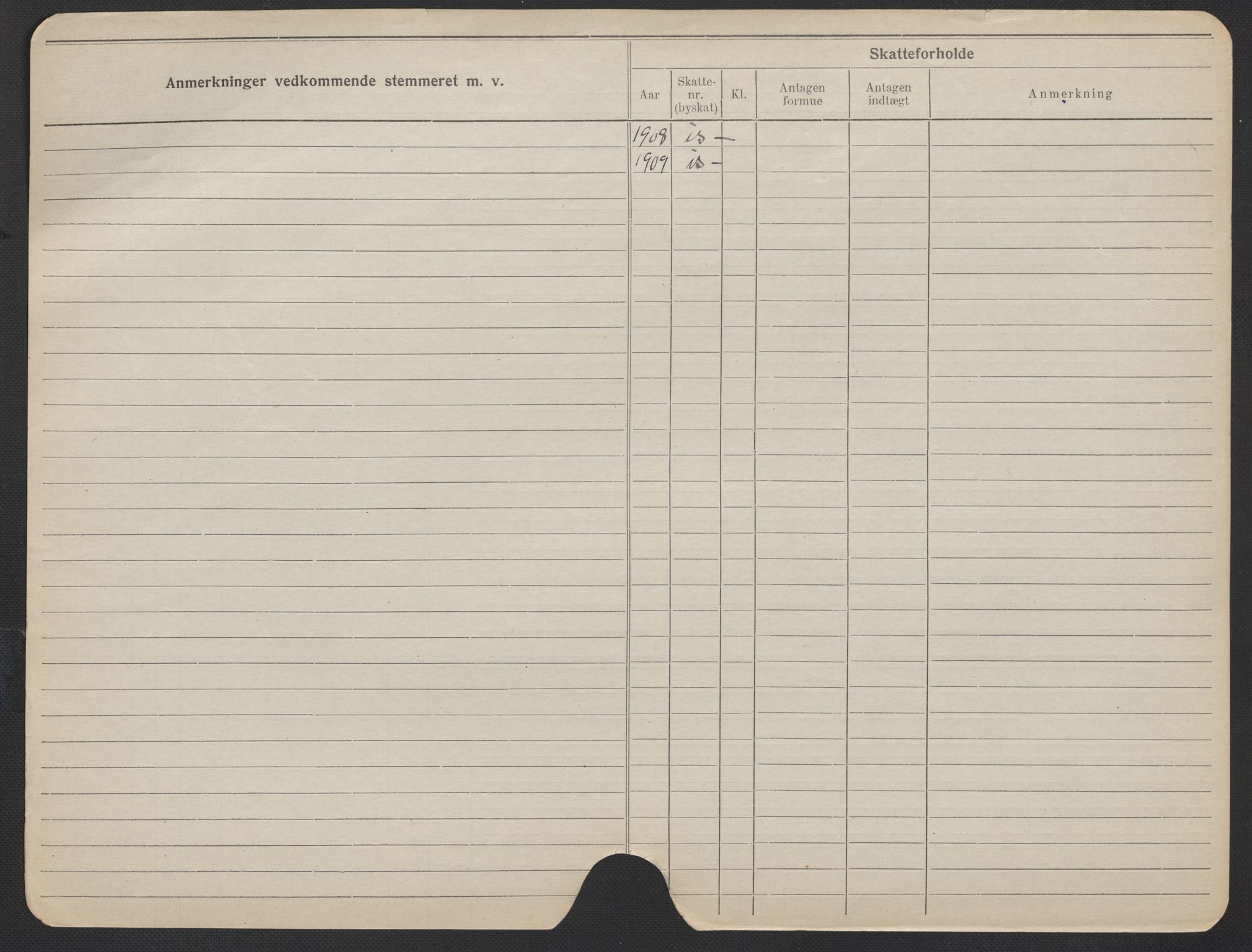 Oslo folkeregister, Registerkort, SAO/A-11715/F/Fa/Fac/L0019: Kvinner, 1906-1914, p. 51b