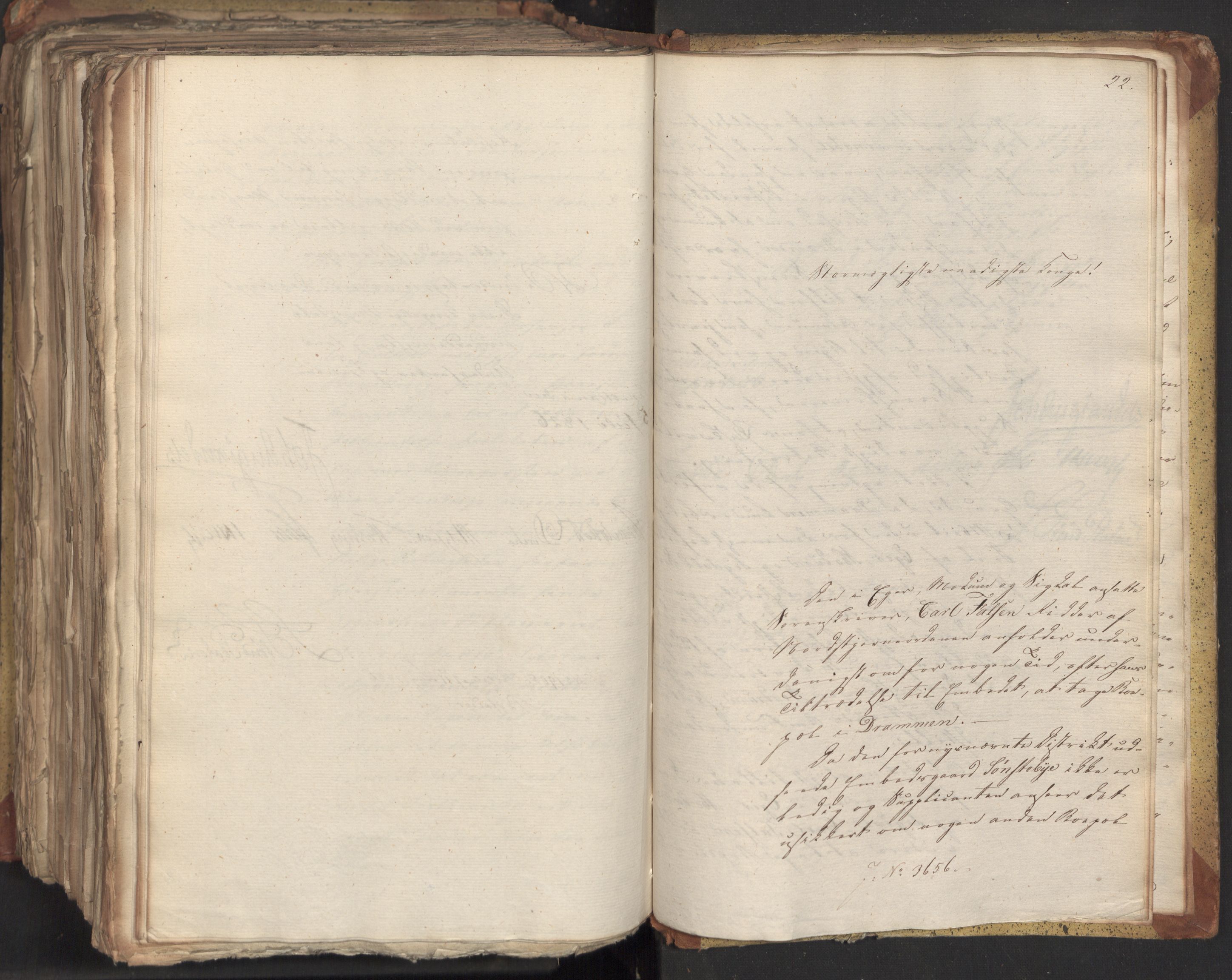 Statsrådsavdelingen i Stockholm, AV/RA-S-1003/D/Da/L0047: Regjeringsinnstillinger nr. 3501-3659, 1826, p. 488