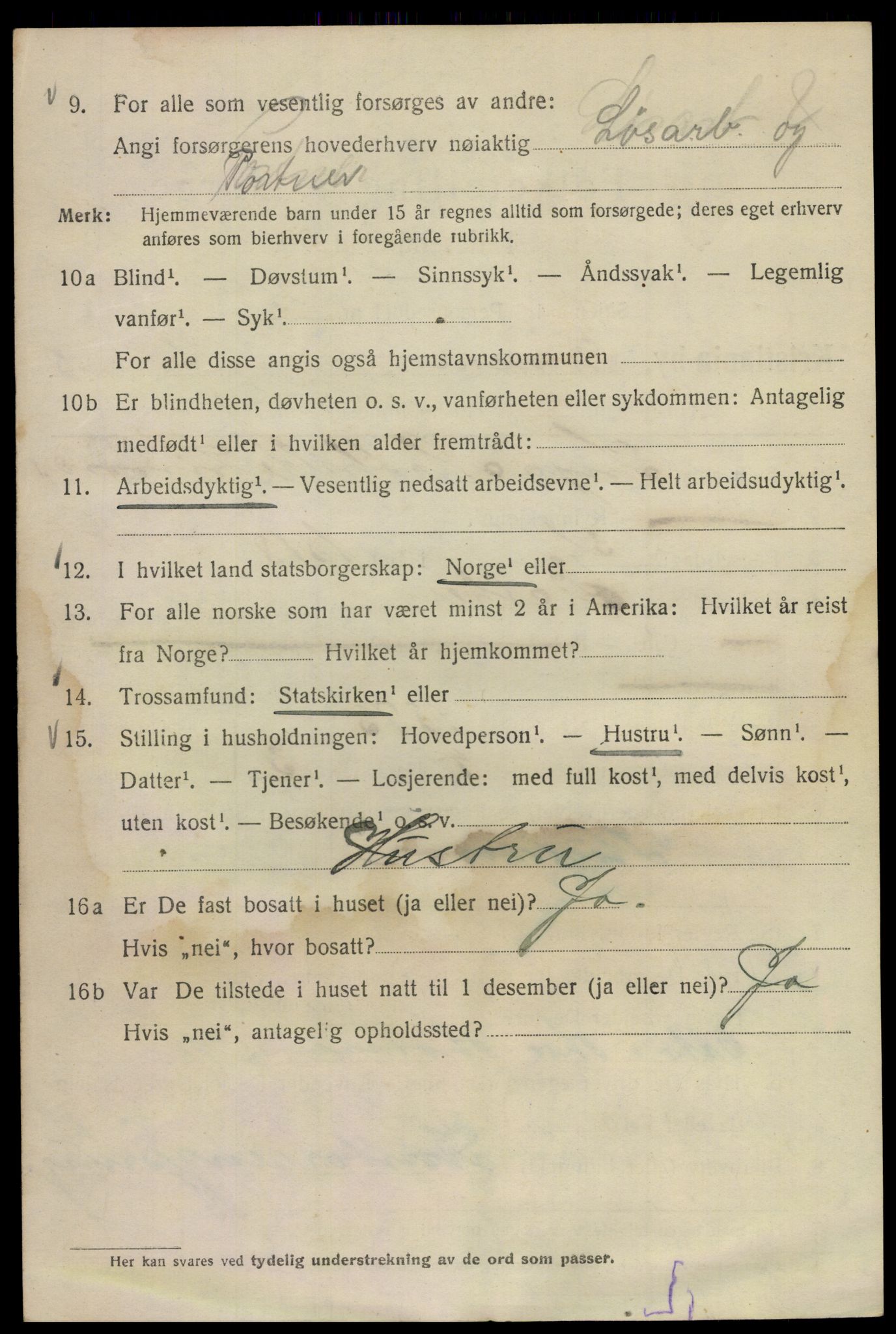 SAO, 1920 census for Kristiania, 1920, p. 458498