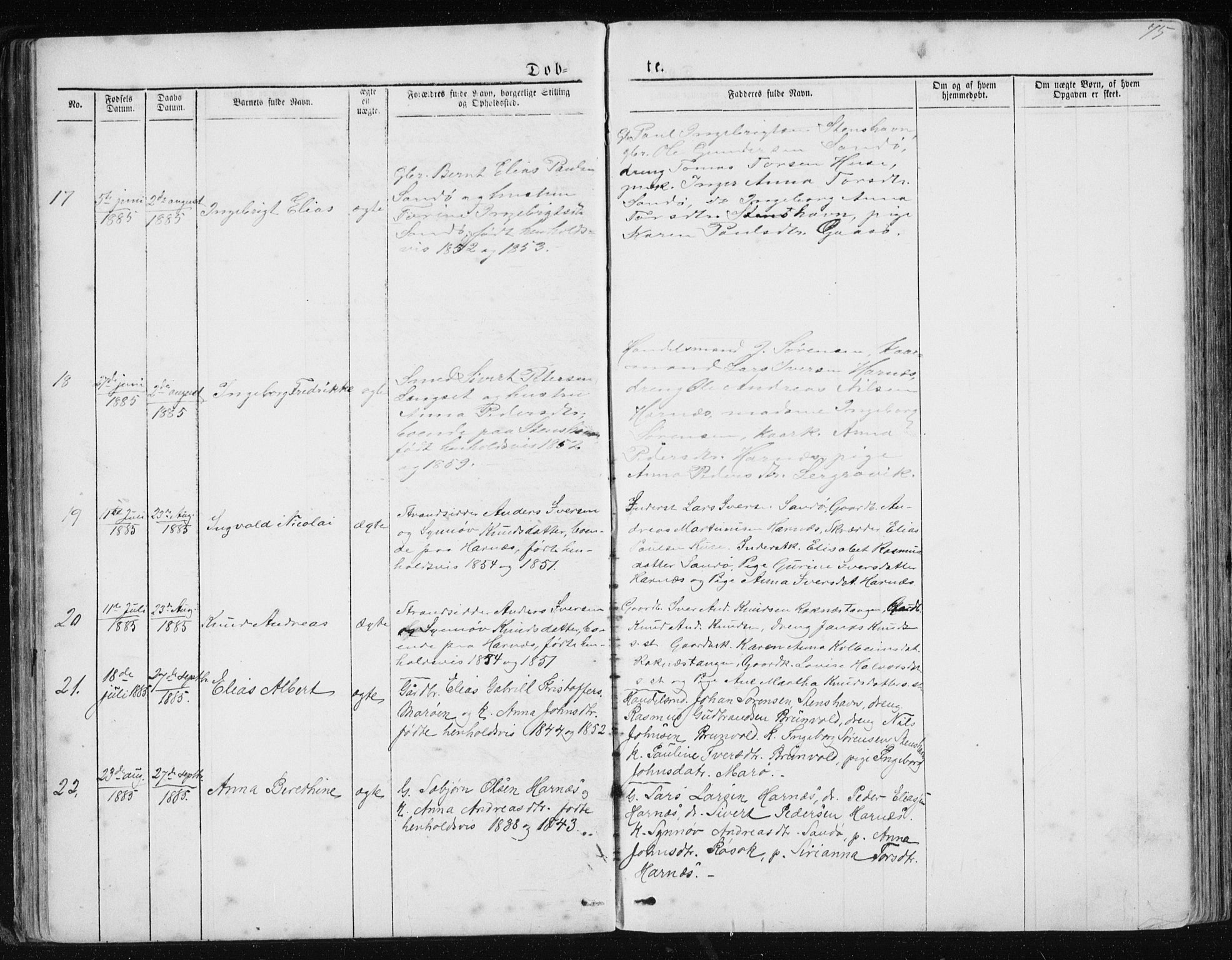 Ministerialprotokoller, klokkerbøker og fødselsregistre - Møre og Romsdal, AV/SAT-A-1454/561/L0732: Parish register (copy) no. 561C02, 1867-1900, p. 75