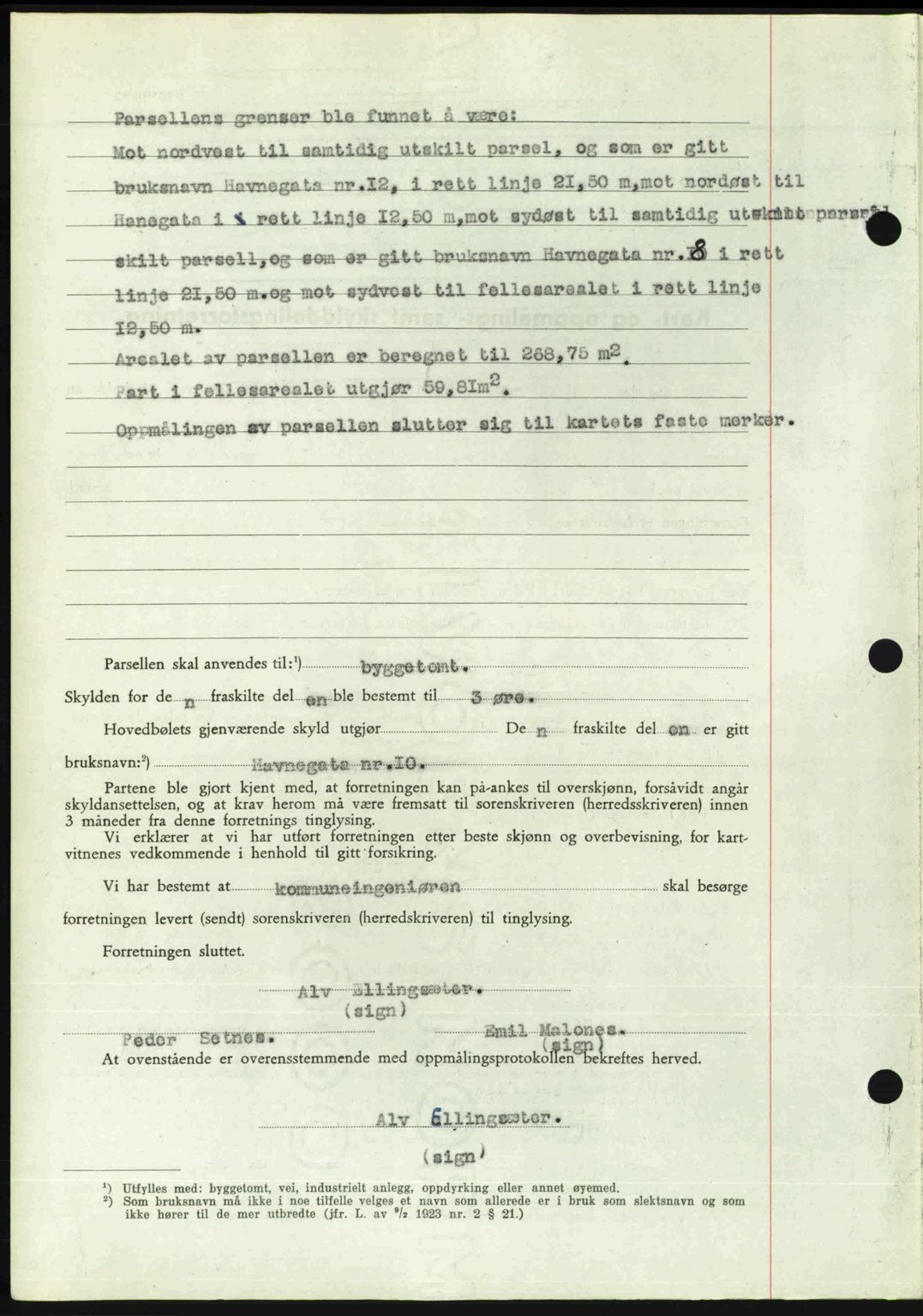 Romsdal sorenskriveri, AV/SAT-A-4149/1/2/2C: Mortgage book no. A26, 1948-1948, Diary no: : 1857/1948