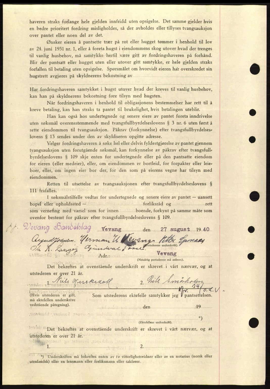 Nordmøre sorenskriveri, AV/SAT-A-4132/1/2/2Ca: Mortgage book no. B88, 1941-1942, Diary no: : 748/1941