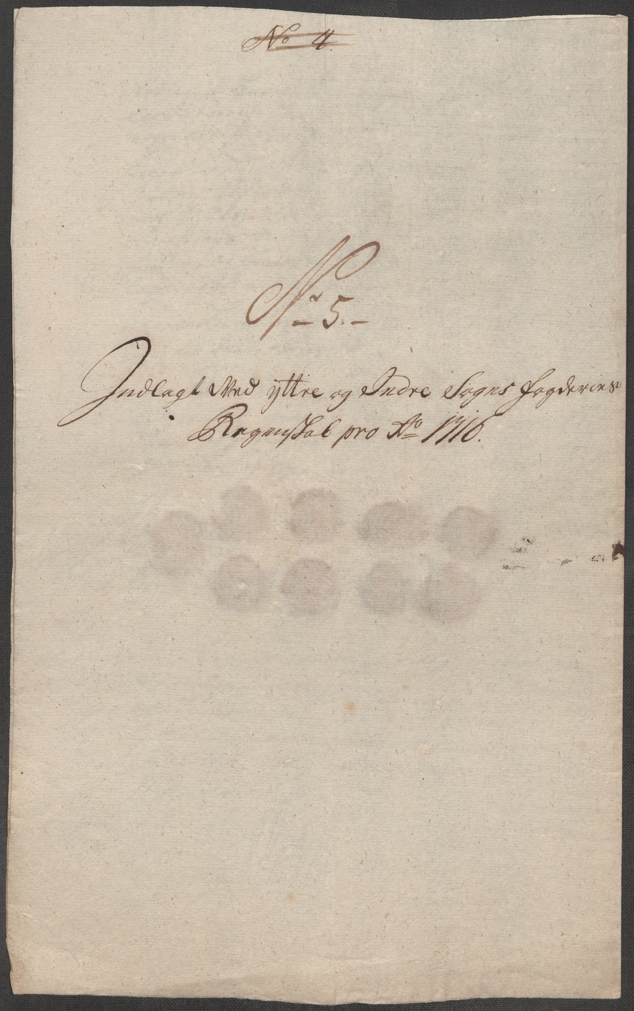 Rentekammeret inntil 1814, Reviderte regnskaper, Fogderegnskap, AV/RA-EA-4092/R52/L3320: Fogderegnskap Sogn, 1715-1716, p. 398