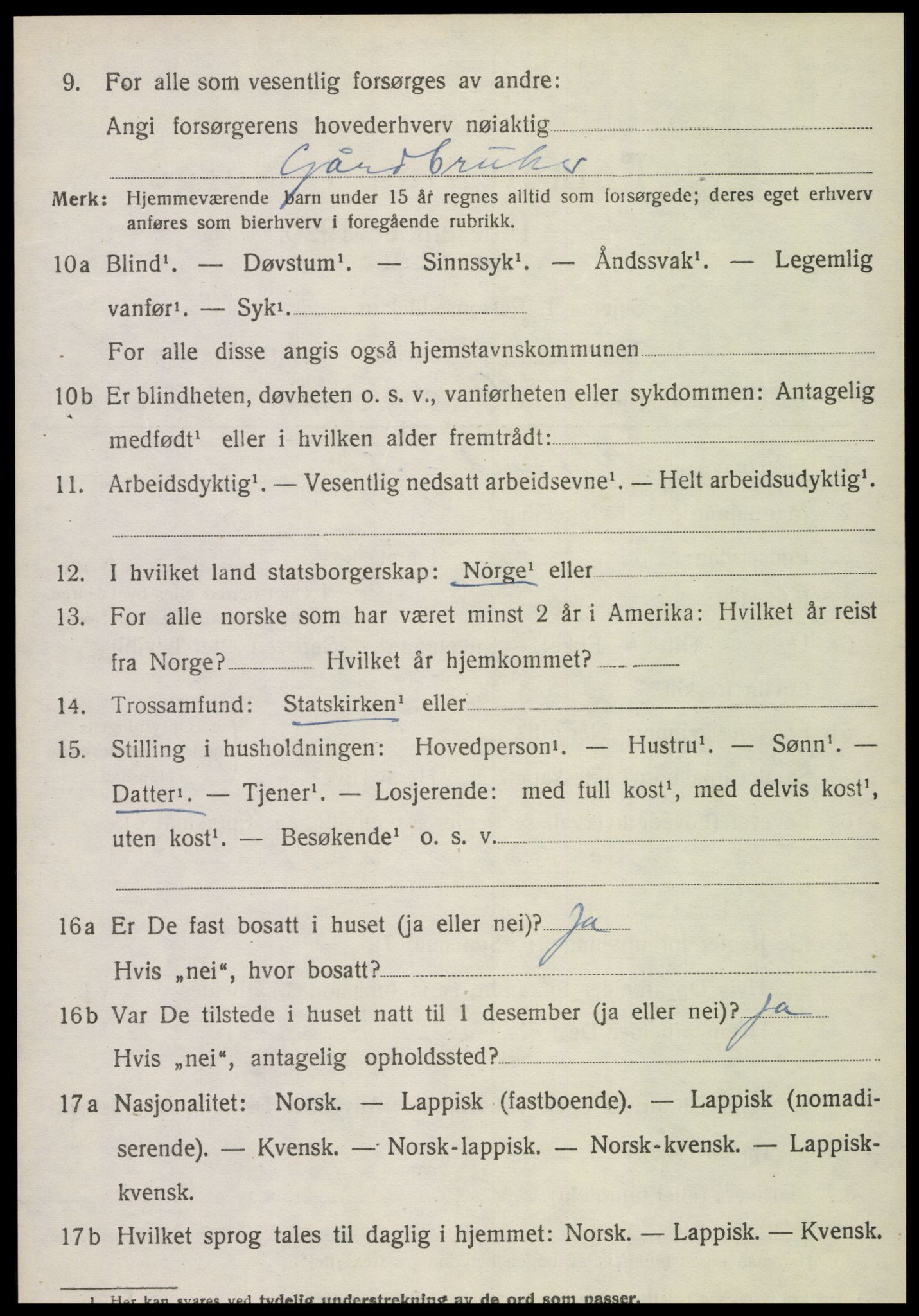 SAT, 1920 census for Frol, 1920, p. 5708