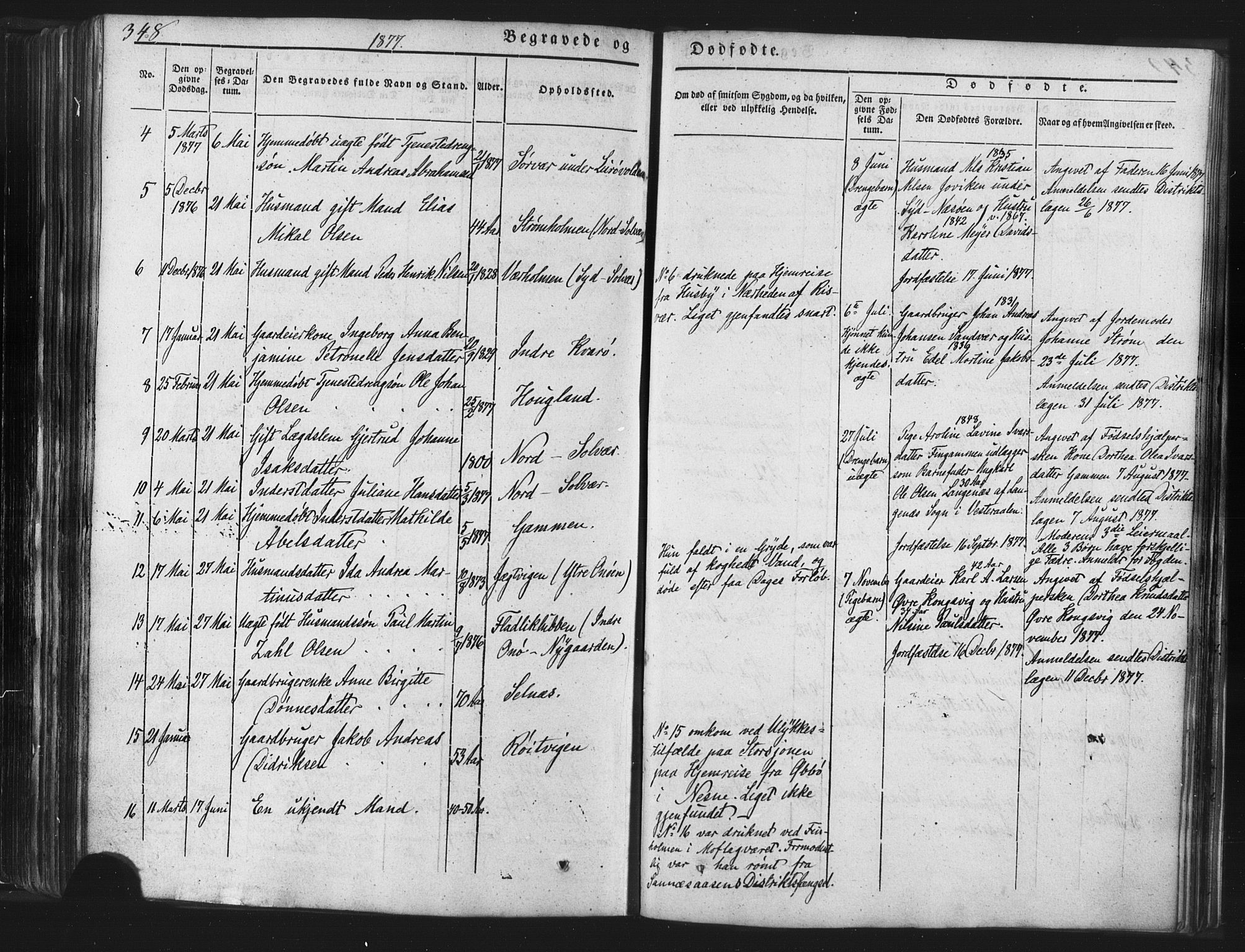 Ministerialprotokoller, klokkerbøker og fødselsregistre - Nordland, AV/SAT-A-1459/839/L0567: Parish register (official) no. 839A04, 1863-1879, p. 348