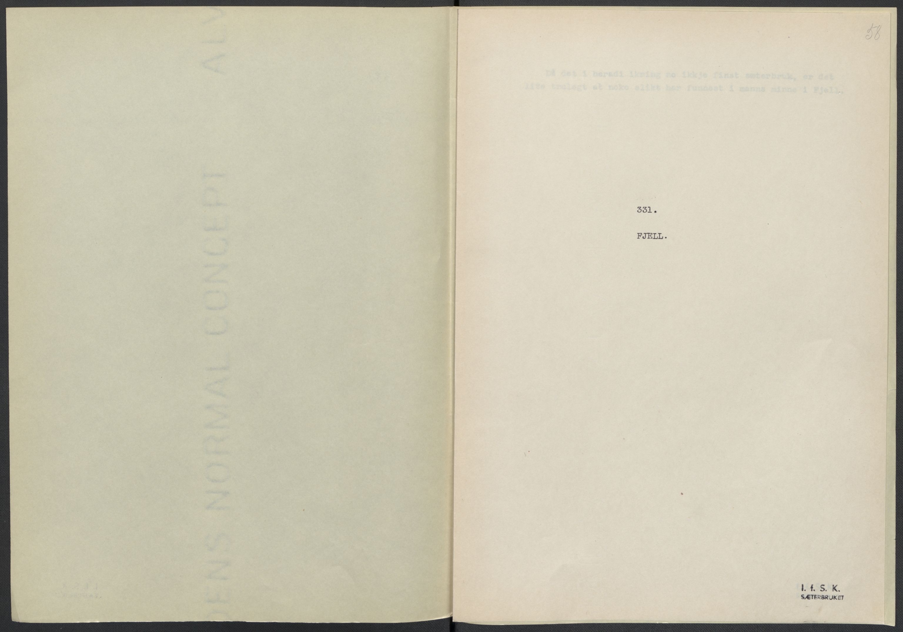 Instituttet for sammenlignende kulturforskning, AV/RA-PA-0424/F/Fc/L0010/0001: Eske B10: / Hordaland (perm XXV), 1932-1939, p. 58