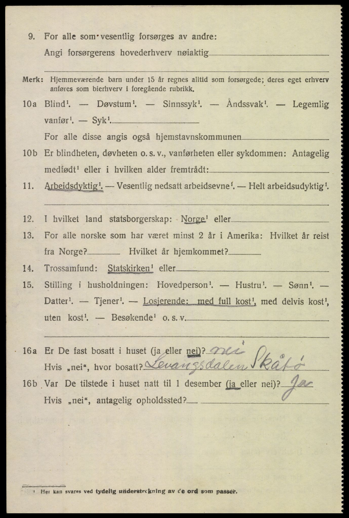 SAK, 1920 census for Søndeled, 1920, p. 4318