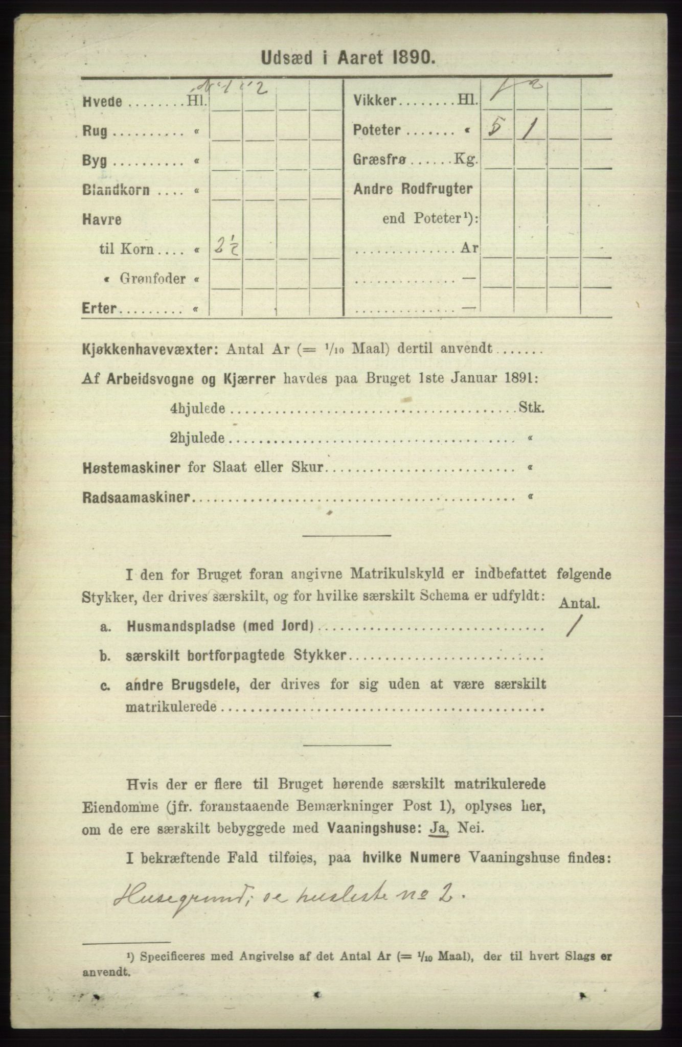 RA, 1891 census for 1251 Bruvik, 1891, p. 4150