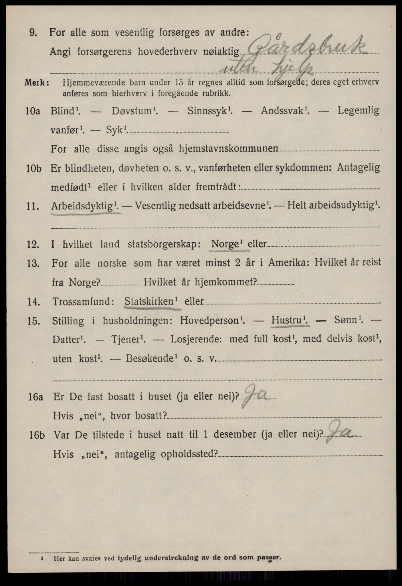 SAT, 1920 census for Fræna, 1920, p. 6050