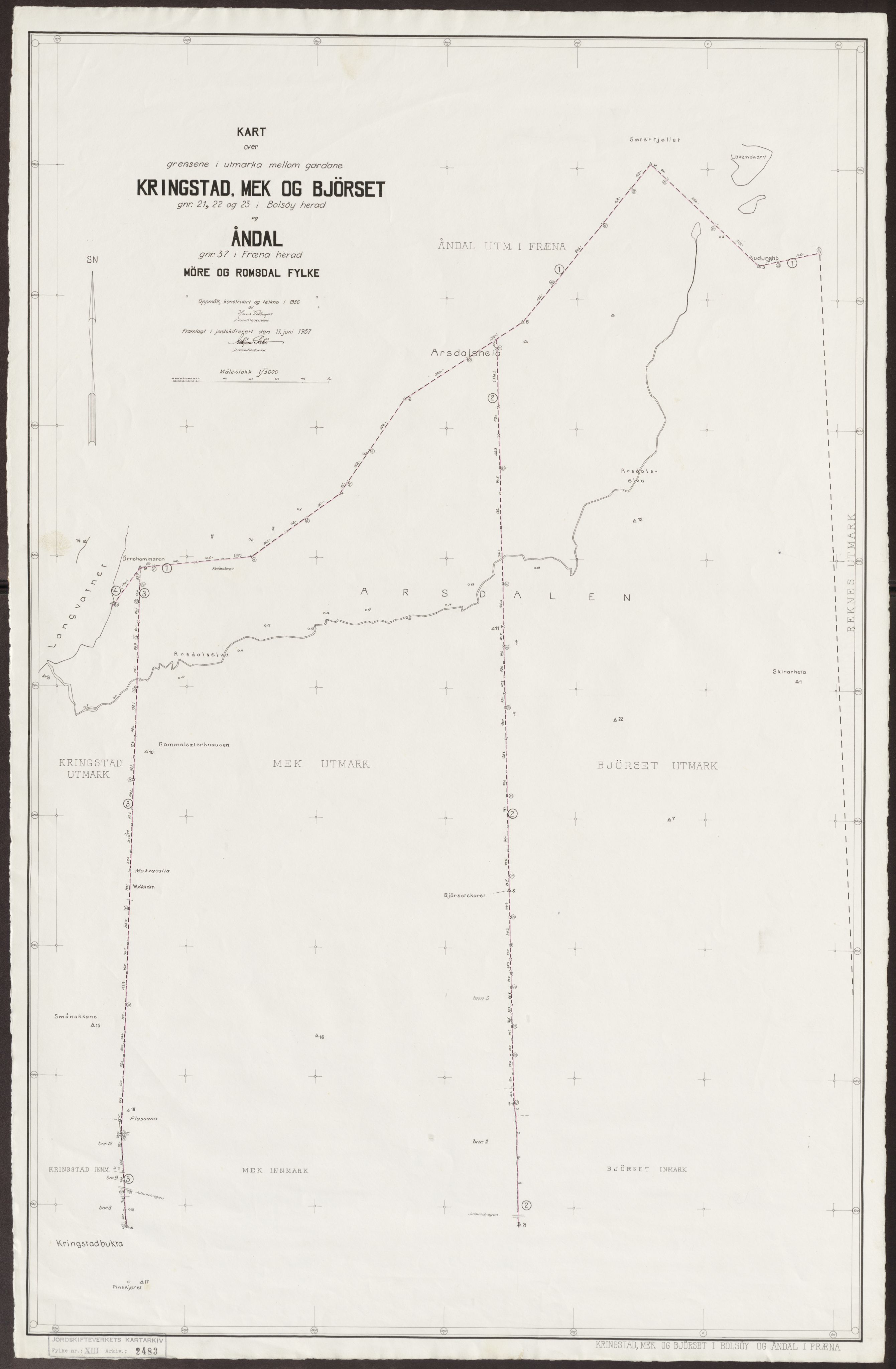 Jordskifteverkets kartarkiv, AV/RA-S-3929/T, 1859-1988, p. 3098