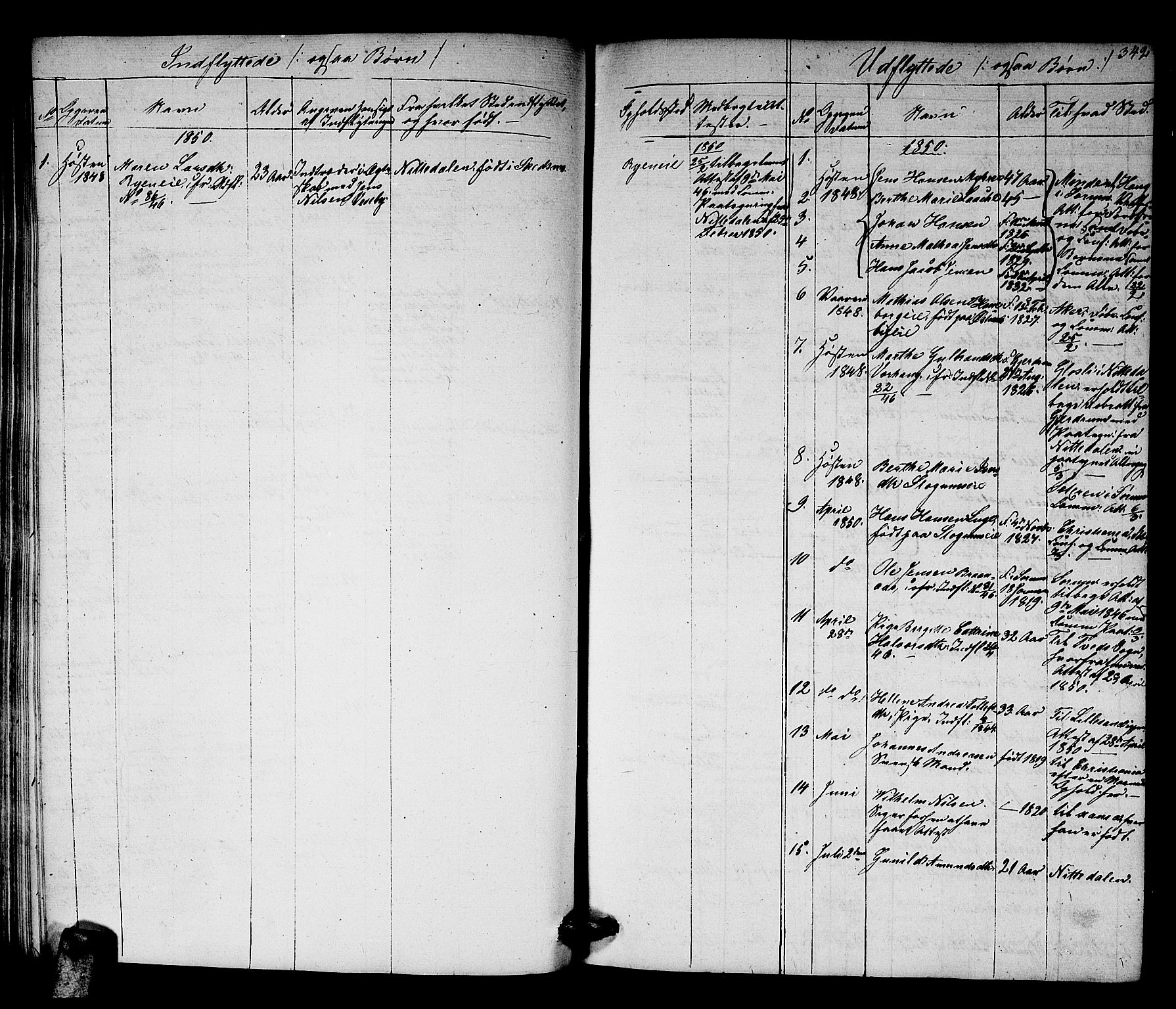 Skedsmo prestekontor Kirkebøker, SAO/A-10033a/G/Ga/L0001: Parish register (copy) no. I 1, 1830-1854, p. 343