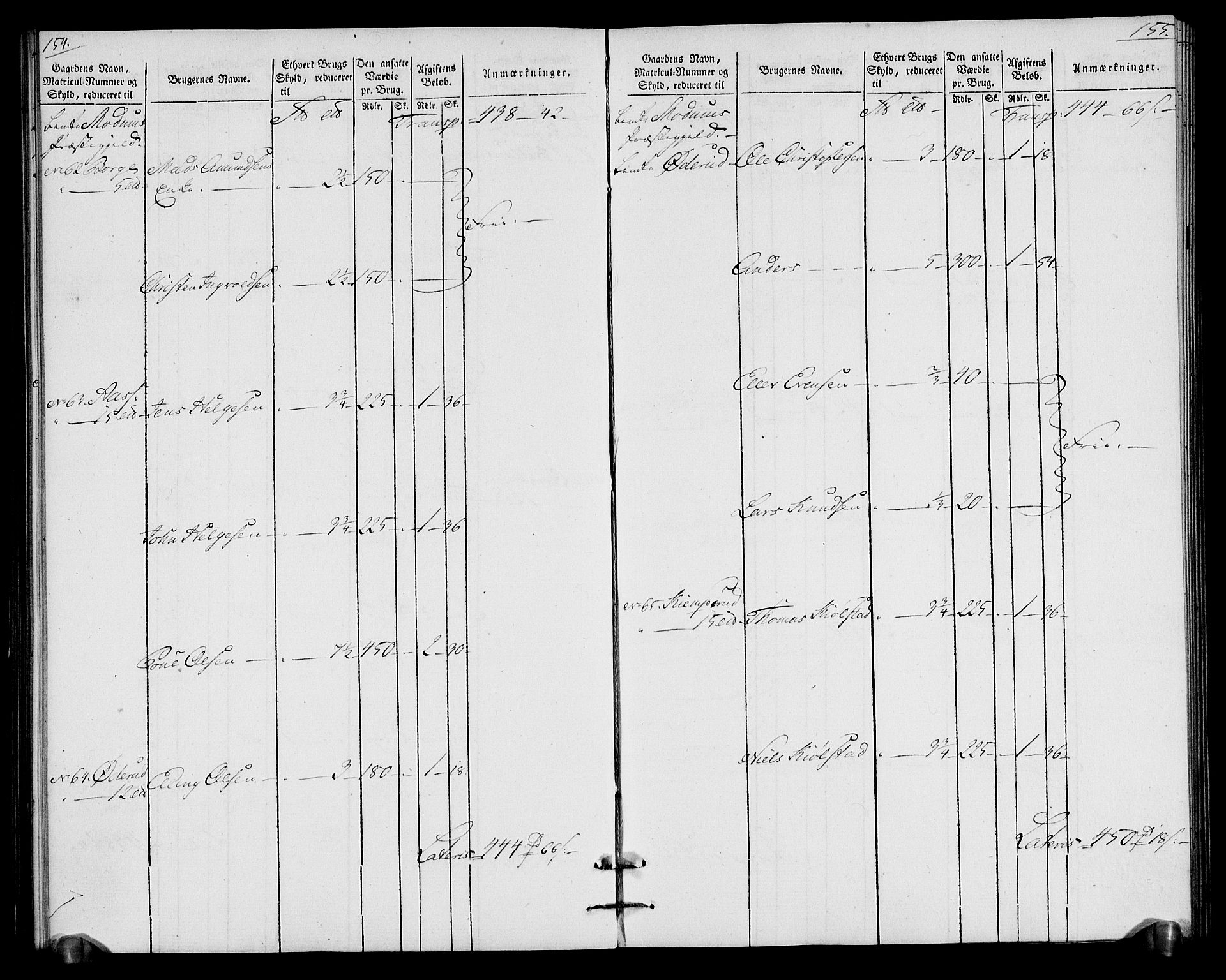 Rentekammeret inntil 1814, Realistisk ordnet avdeling, AV/RA-EA-4070/N/Ne/Nea/L0065: Buskerud fogderi. Oppebørselsregister for Eiker, Modum og Sigdal prestegjeld, 1803-1804, p. 81