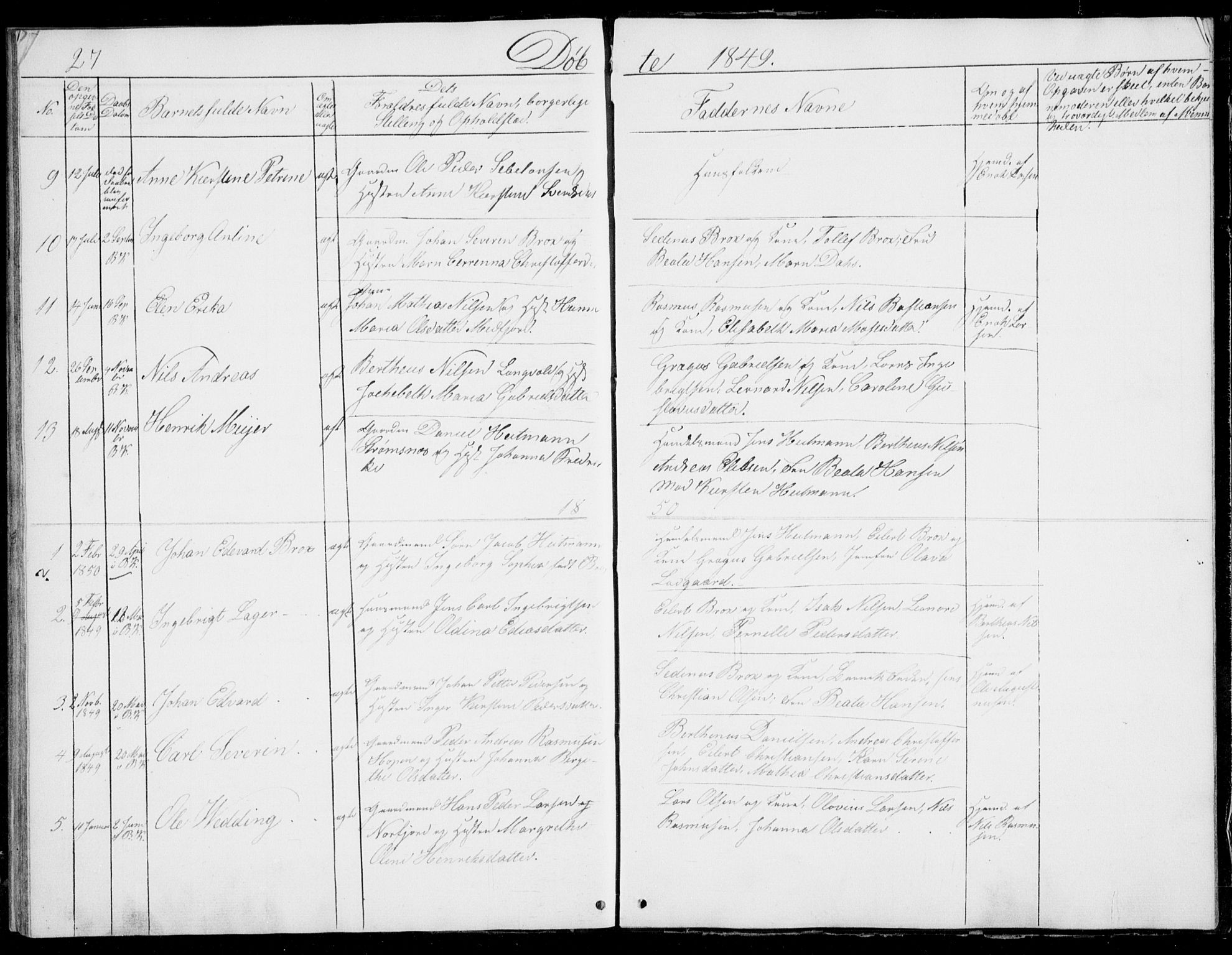 Berg sokneprestkontor, SATØ/S-1318/G/Ga/Gab/L0001klokker: Parish register (copy) no. 1, 1843-1851, p. 27