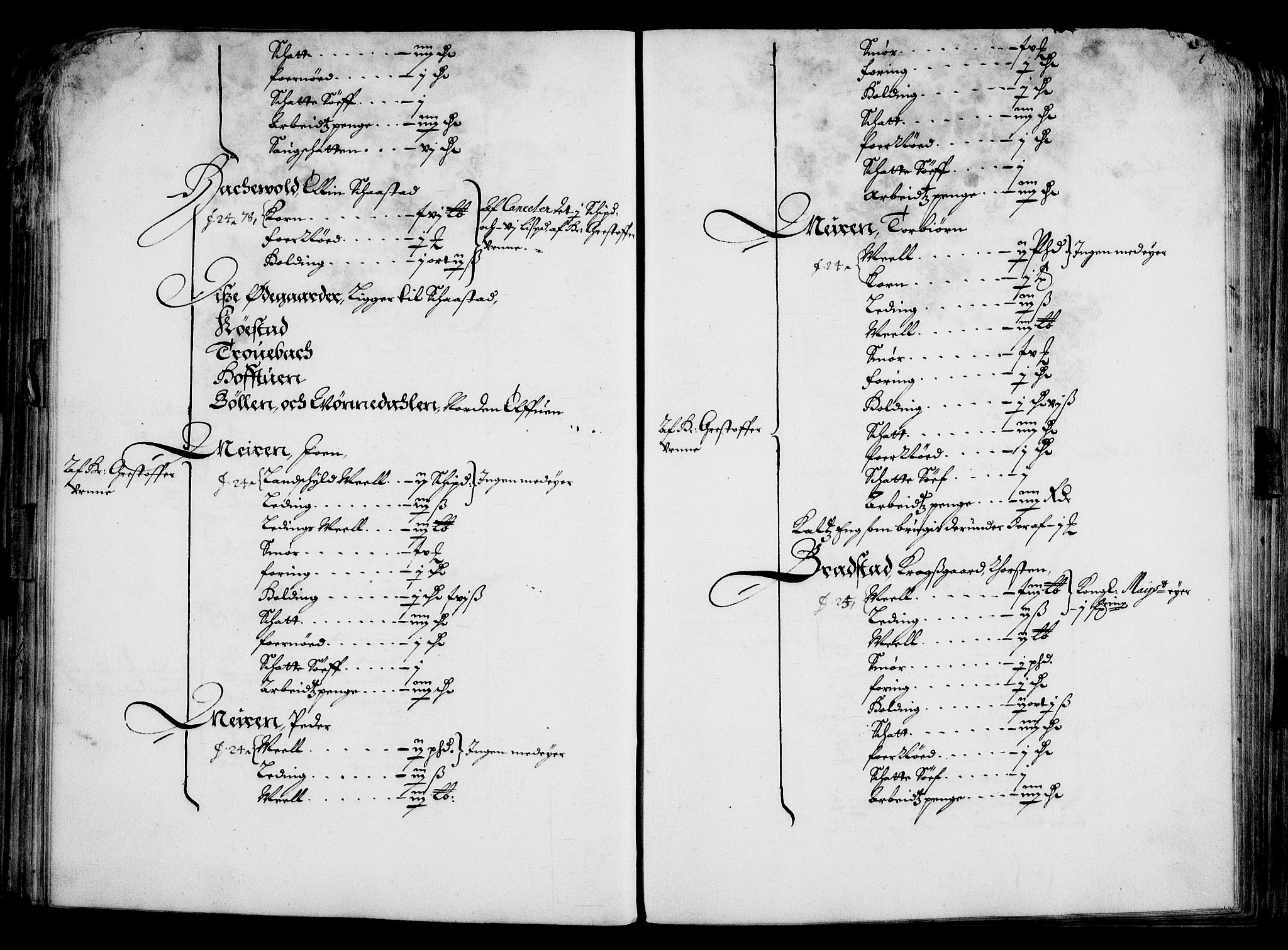 Rentekammeret inntil 1814, Realistisk ordnet avdeling, AV/RA-EA-4070/On/L0001/0001: Statens gods / [Jj 1]: Jordebok over Hannibal Sehesteds gods, 1651, p. 64