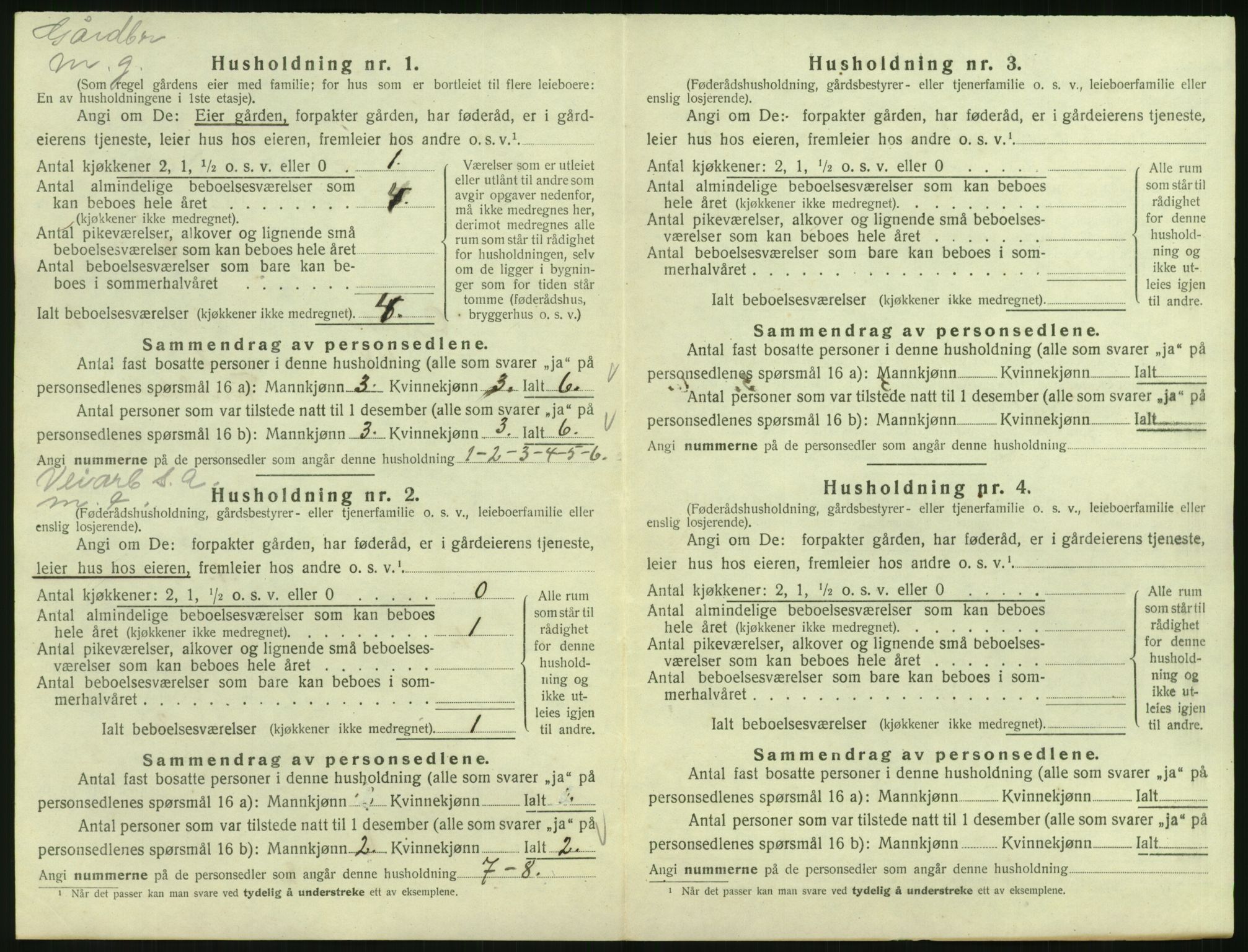 SAK, 1920 census for Øyslebø, 1920, p. 41