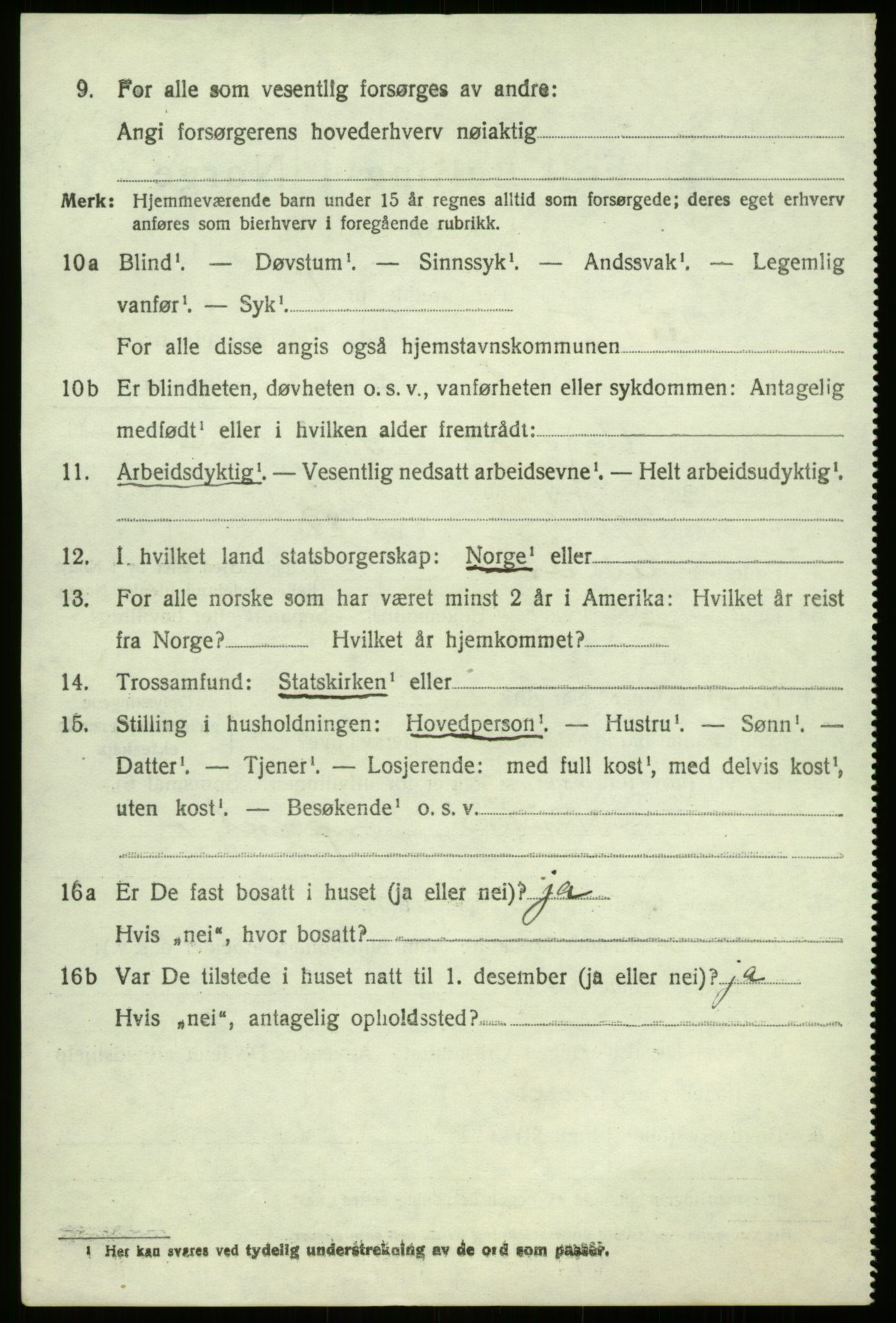 SAB, 1920 census for Luster, 1920, p. 5801