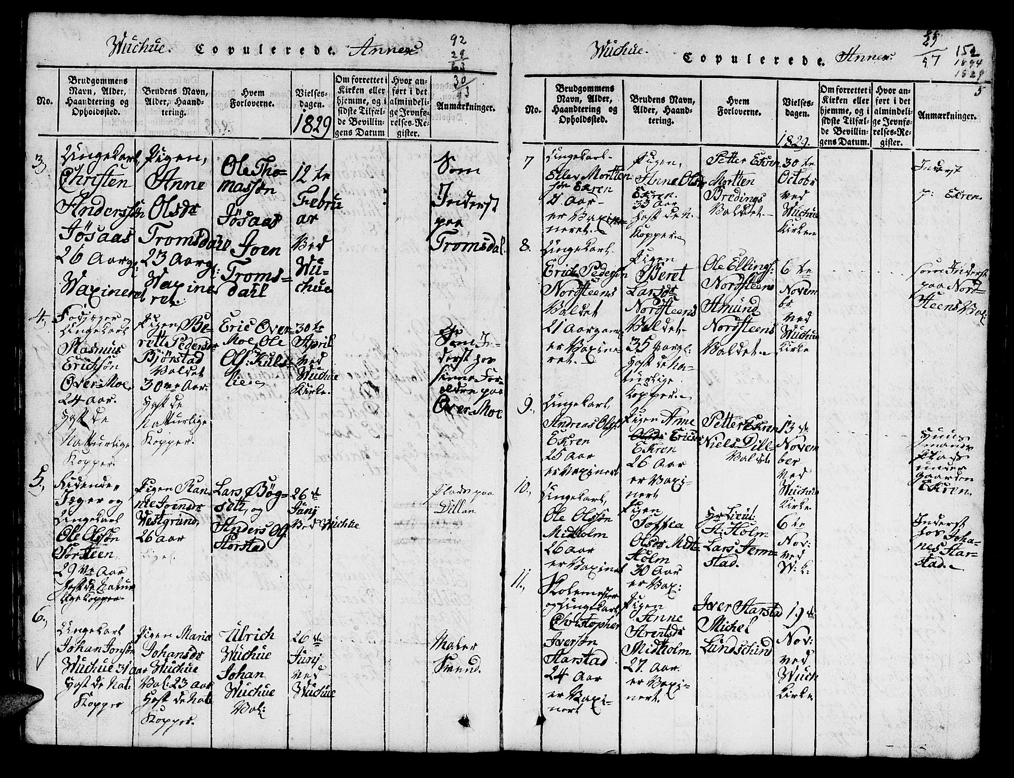 Ministerialprotokoller, klokkerbøker og fødselsregistre - Nord-Trøndelag, SAT/A-1458/724/L0265: Parish register (copy) no. 724C01, 1816-1845, p. 152