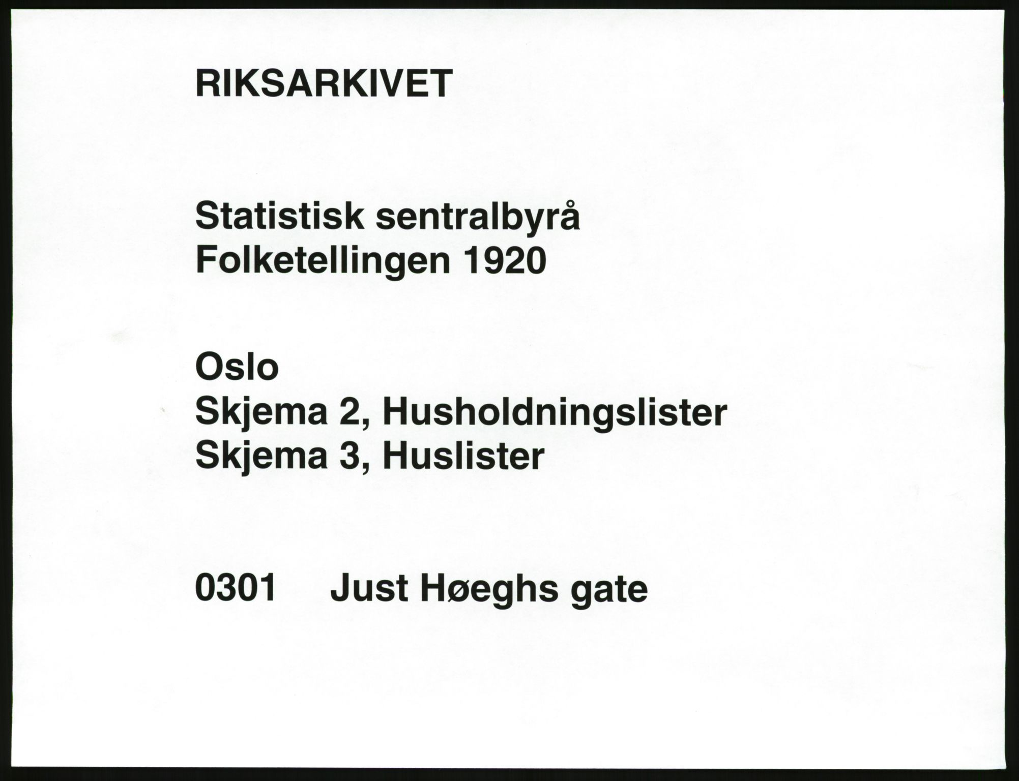 SAO, 1920 census for Kristiania, 1920, p. 48822