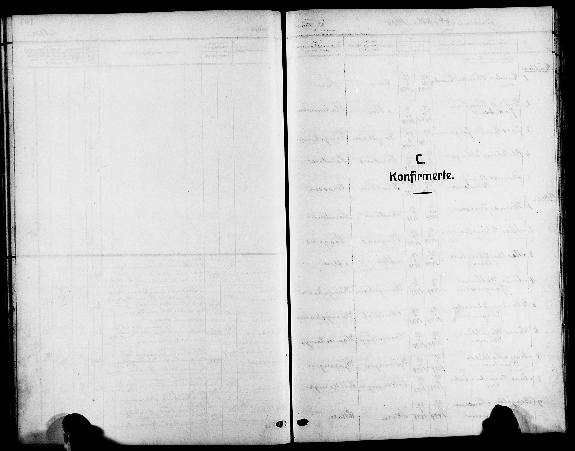 Tromøy sokneprestkontor, SAK/1111-0041/F/Fb/L0007: Parish register (copy) no. B 7, 1908-1925