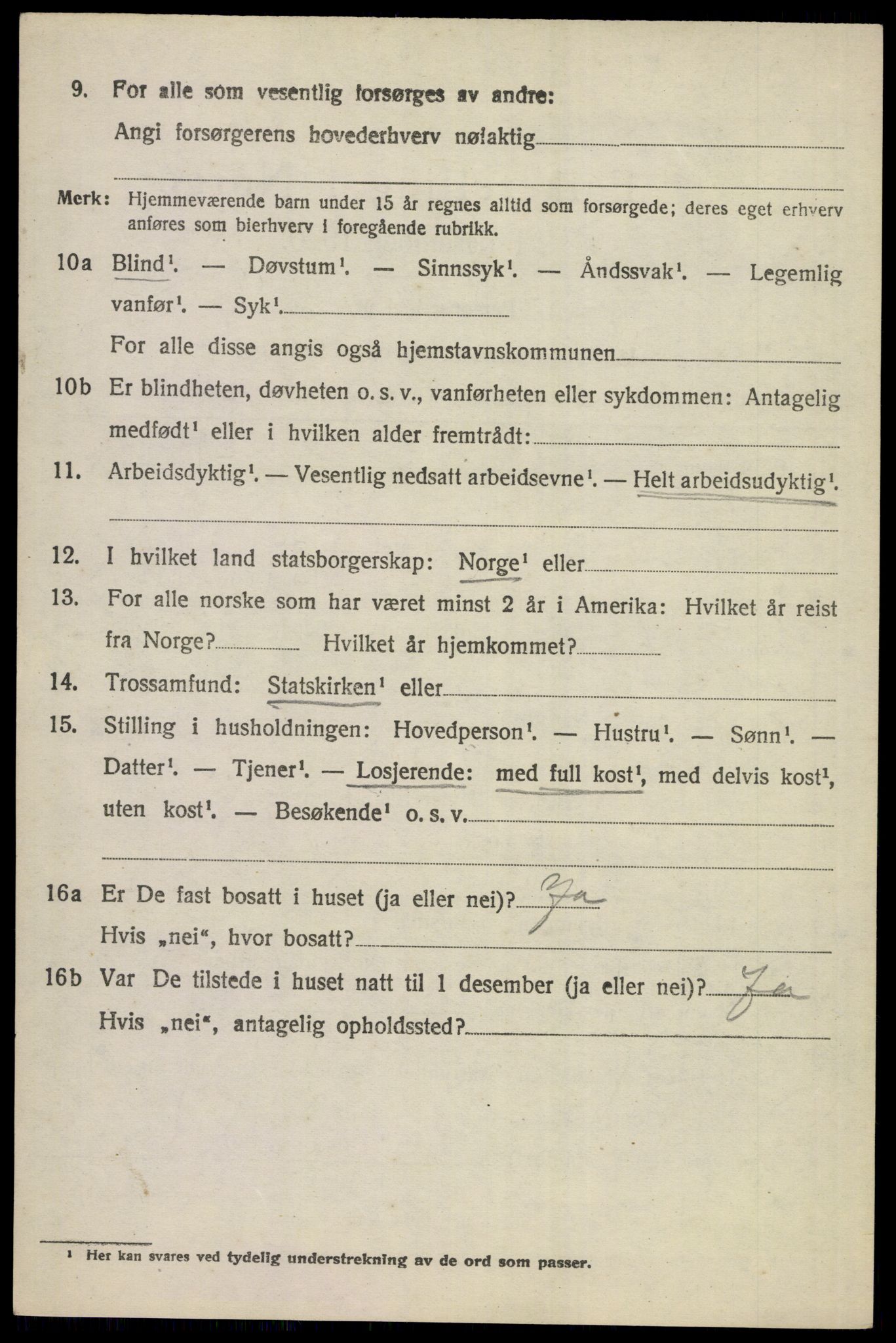 SAKO, 1920 census for Ådal, 1920, p. 6607