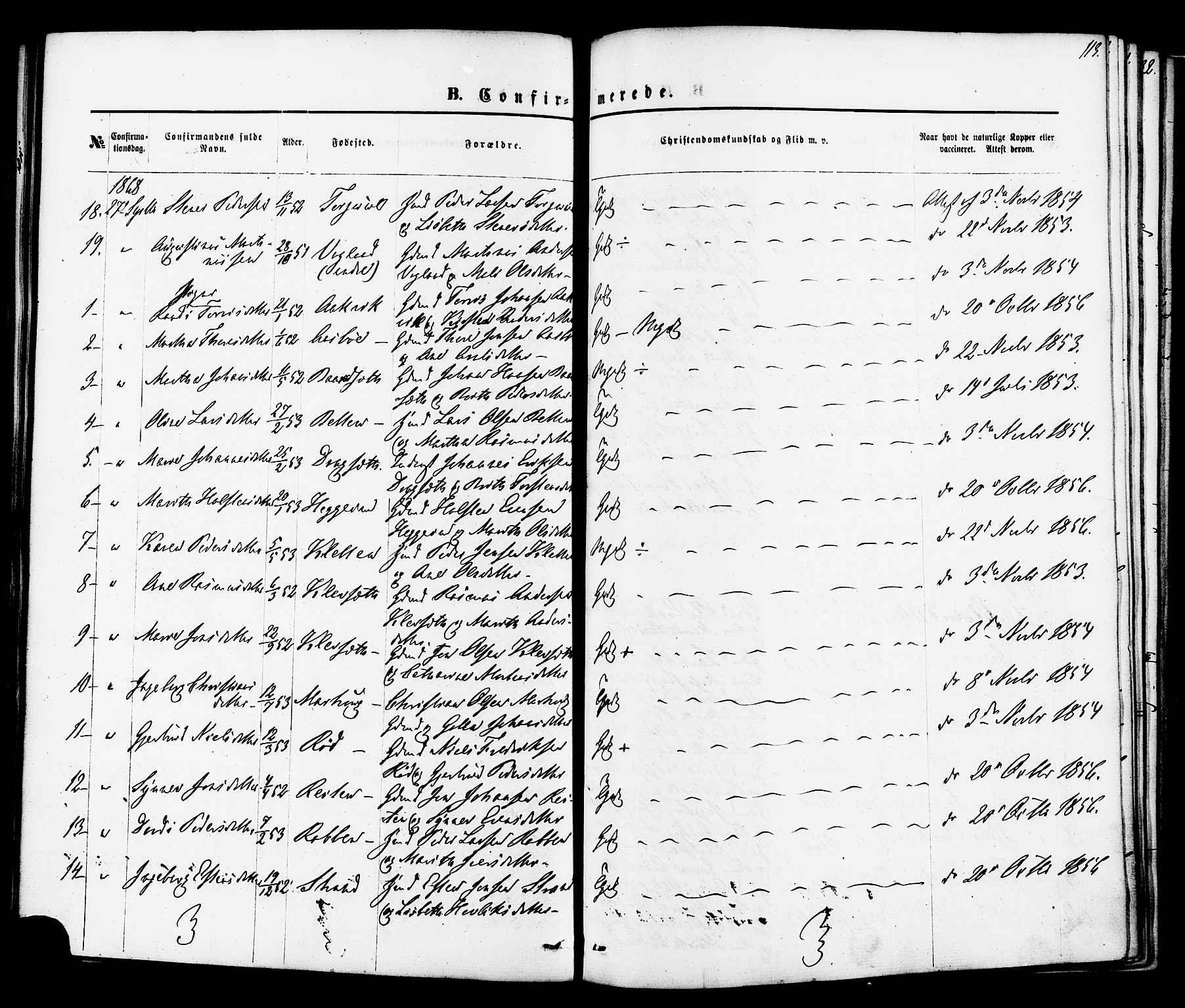 Ministerialprotokoller, klokkerbøker og fødselsregistre - Møre og Romsdal, AV/SAT-A-1454/576/L0884: Parish register (official) no. 576A02, 1865-1879, p. 113