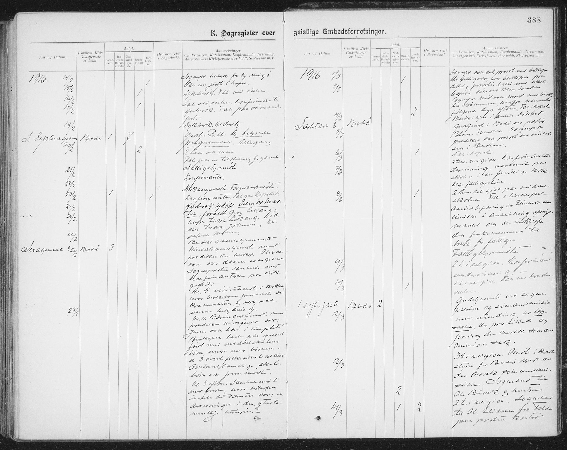 Ministerialprotokoller, klokkerbøker og fødselsregistre - Nordland, SAT/A-1459/801/L0012: Parish register (official) no. 801A12, 1900-1916, p. 388