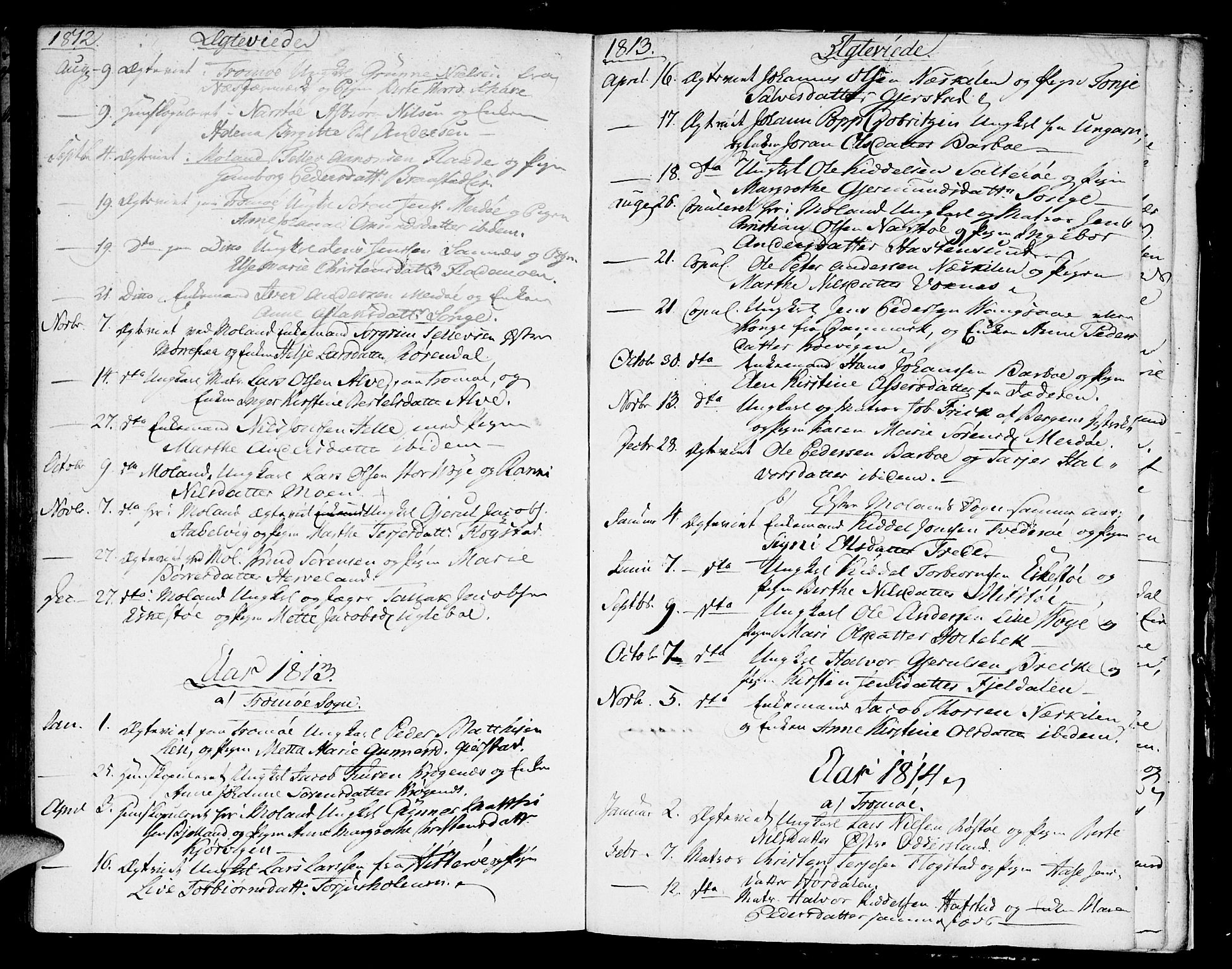 Austre Moland sokneprestkontor, SAK/1111-0001/F/Fa/Faa/L0003: Parish register (official) no. A 3, 1808-1815, p. 138