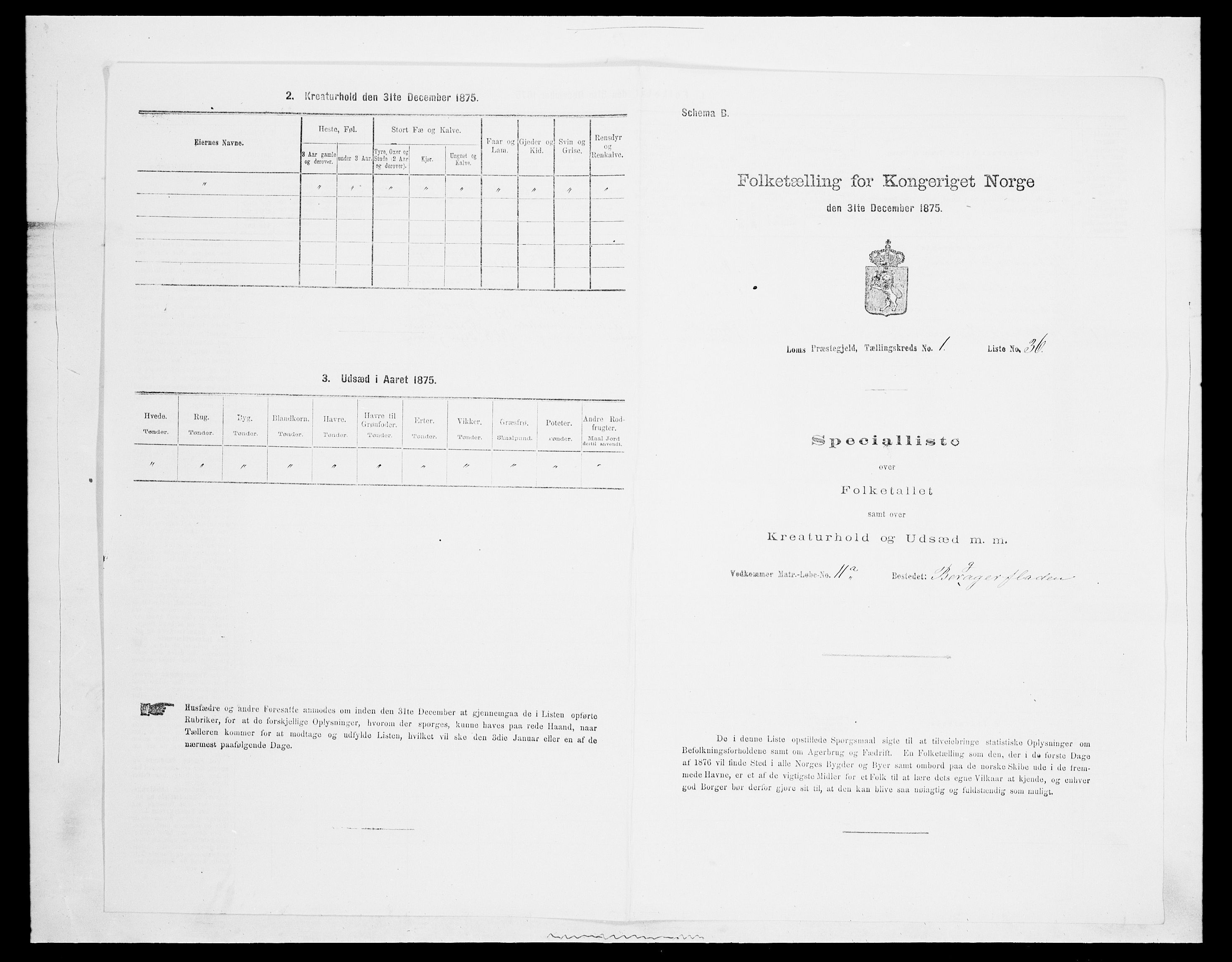 SAH, 1875 census for 0514P Lom, 1875, p. 131