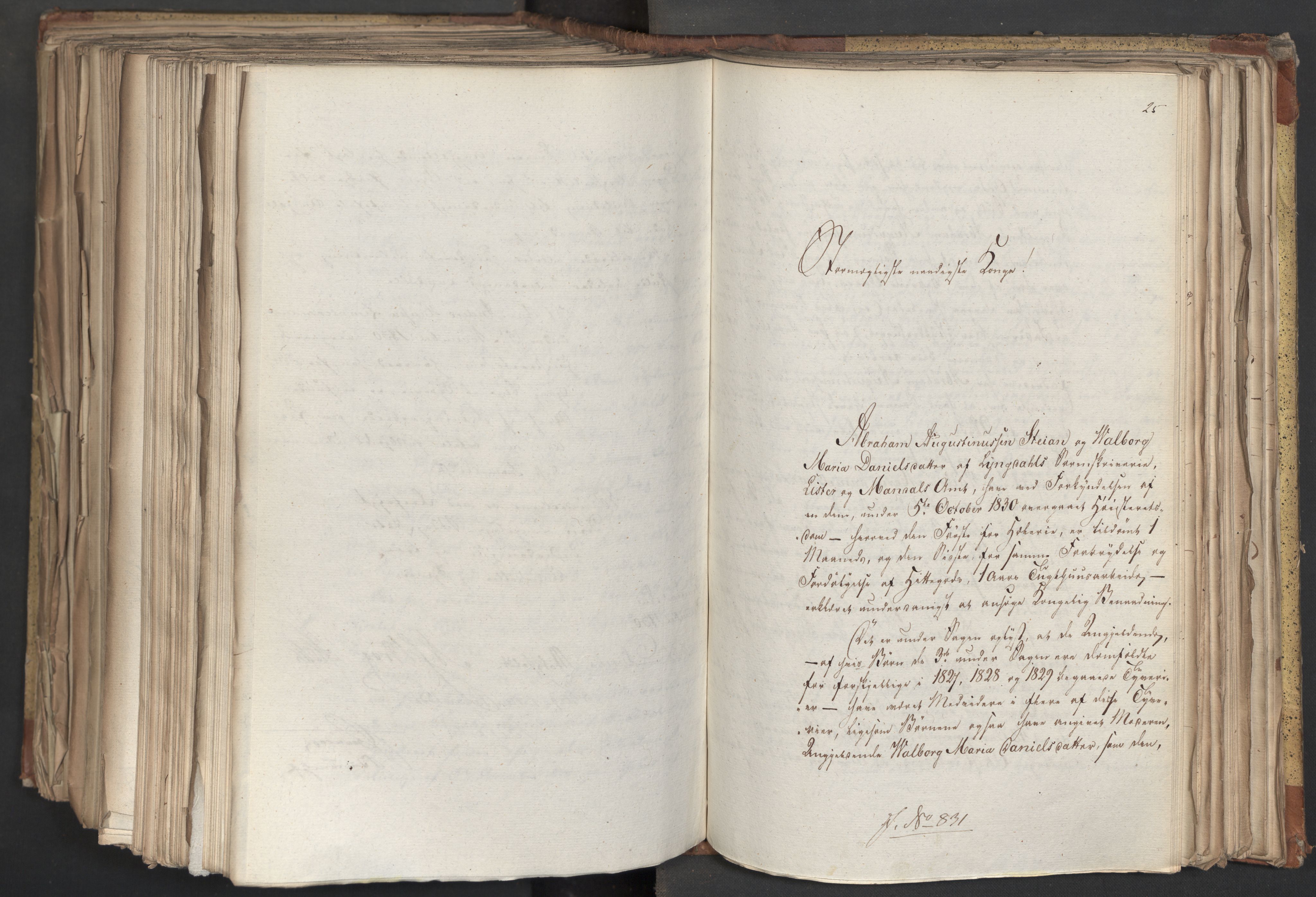 Statsrådsavdelingen i Stockholm, AV/RA-S-1003/D/Da/L0068: Regjeringsinnstillinger nr. 660-876, 1830, p. 613