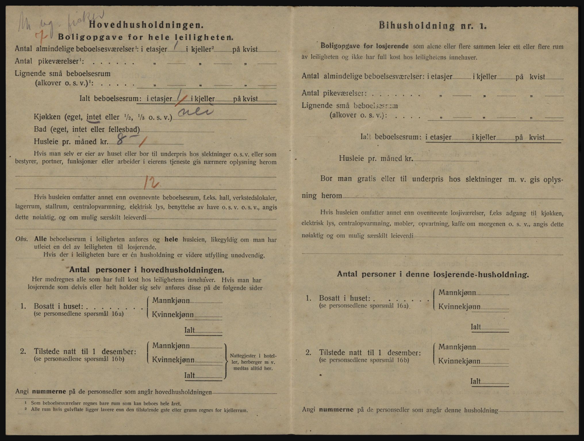 SATØ, 1920 census for Vardø, 1920, p. 1048