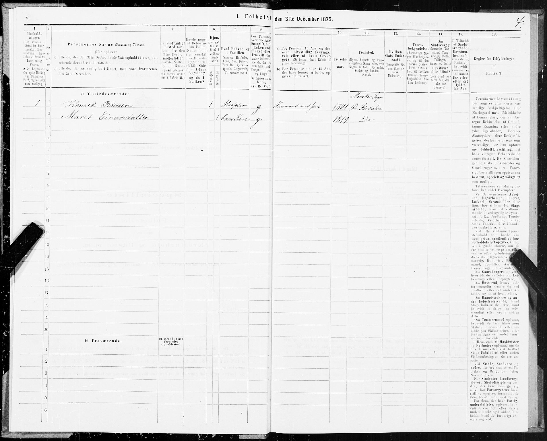 SAT, 1875 census for 1711P Øvre Stjørdal, 1875, p. 6004