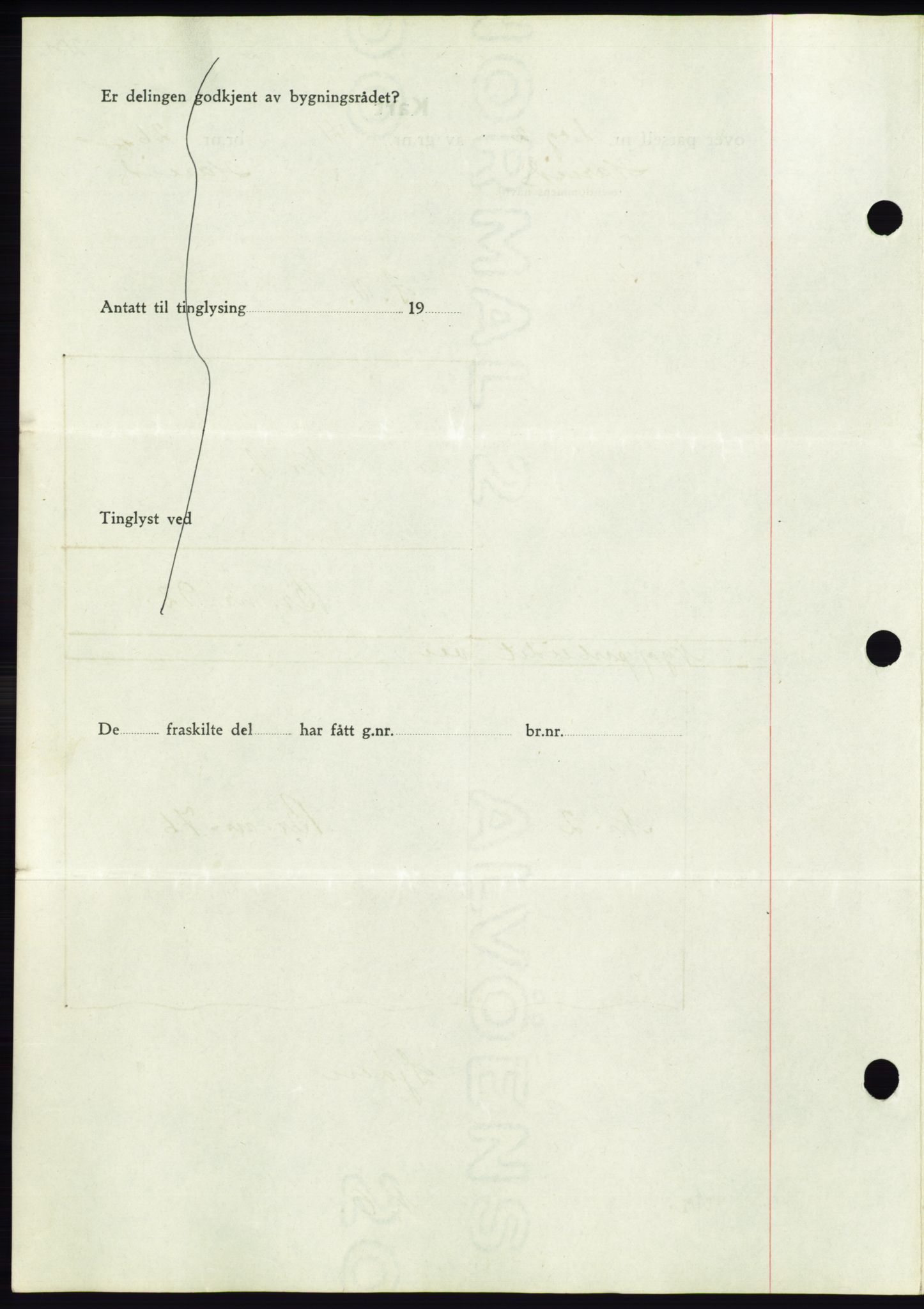 Søre Sunnmøre sorenskriveri, AV/SAT-A-4122/1/2/2C/L0071: Mortgage book no. 65, 1941-1941, Diary no: : 549/1941