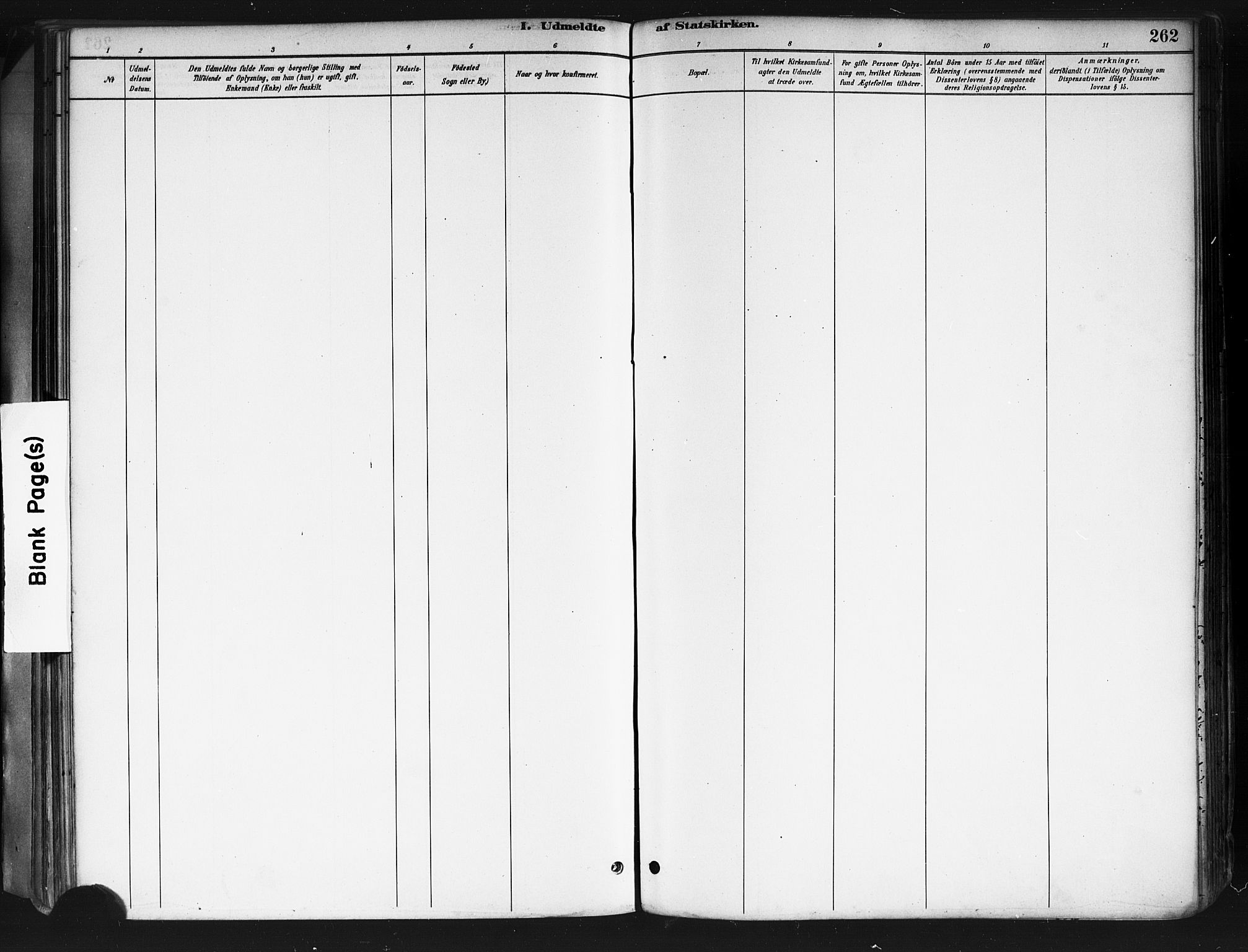 Ås prestekontor Kirkebøker, AV/SAO-A-10894/F/Fa/L0009: Parish register (official) no. I 9, 1881-1900, p. 262