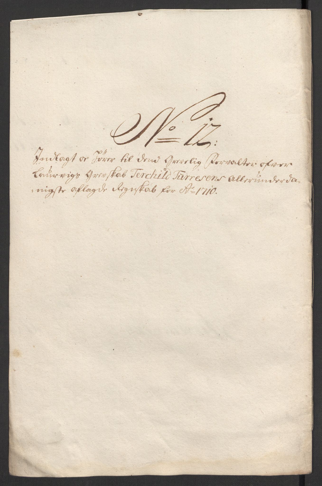 Rentekammeret inntil 1814, Reviderte regnskaper, Fogderegnskap, RA/EA-4092/R33/L1981: Fogderegnskap Larvik grevskap, 1709-1710, p. 419