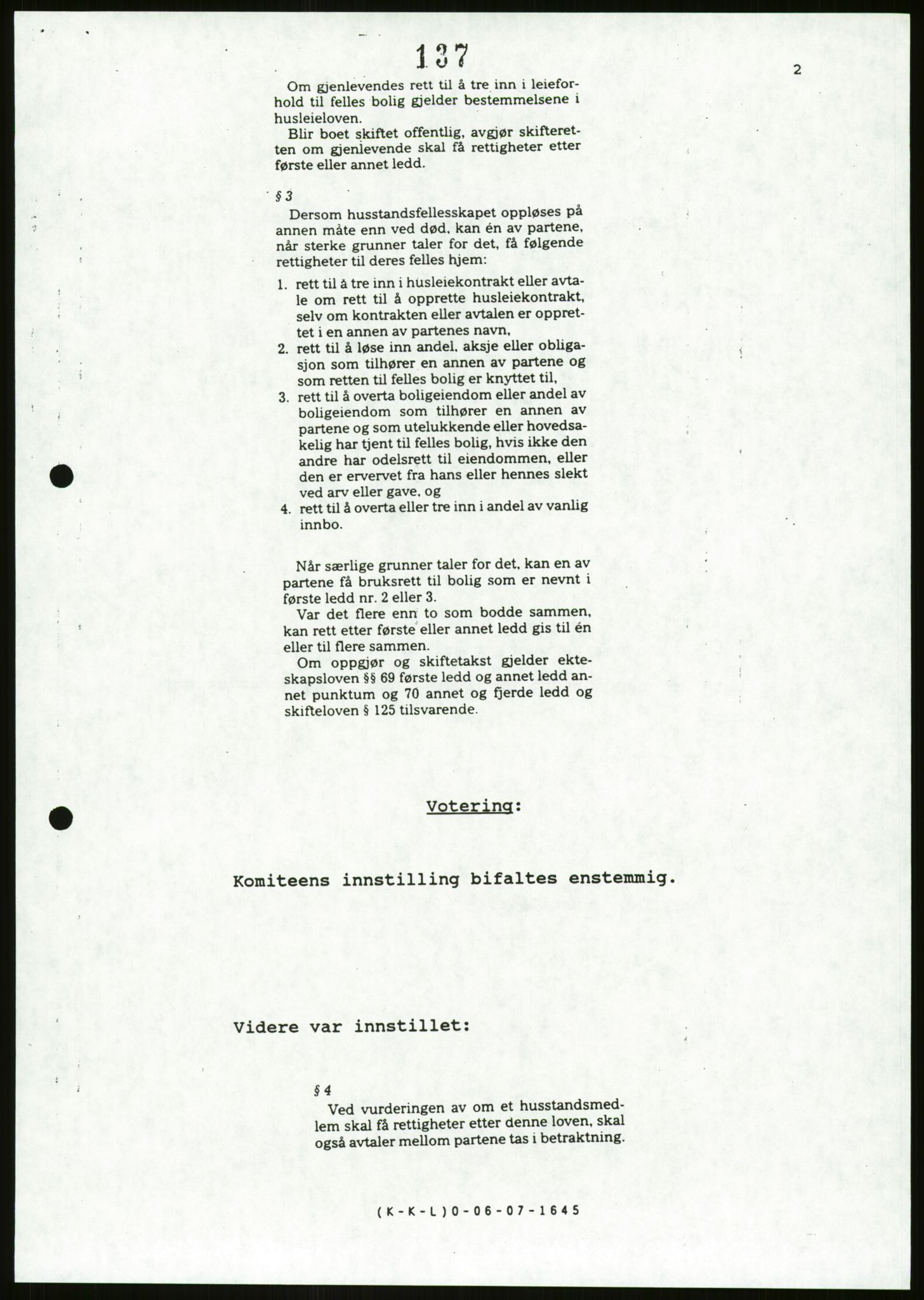 Det Norske Forbundet av 1948/Landsforeningen for Lesbisk og Homofil Frigjøring, AV/RA-PA-1216/D/Da/L0001: Partnerskapsloven, 1990-1993, p. 331