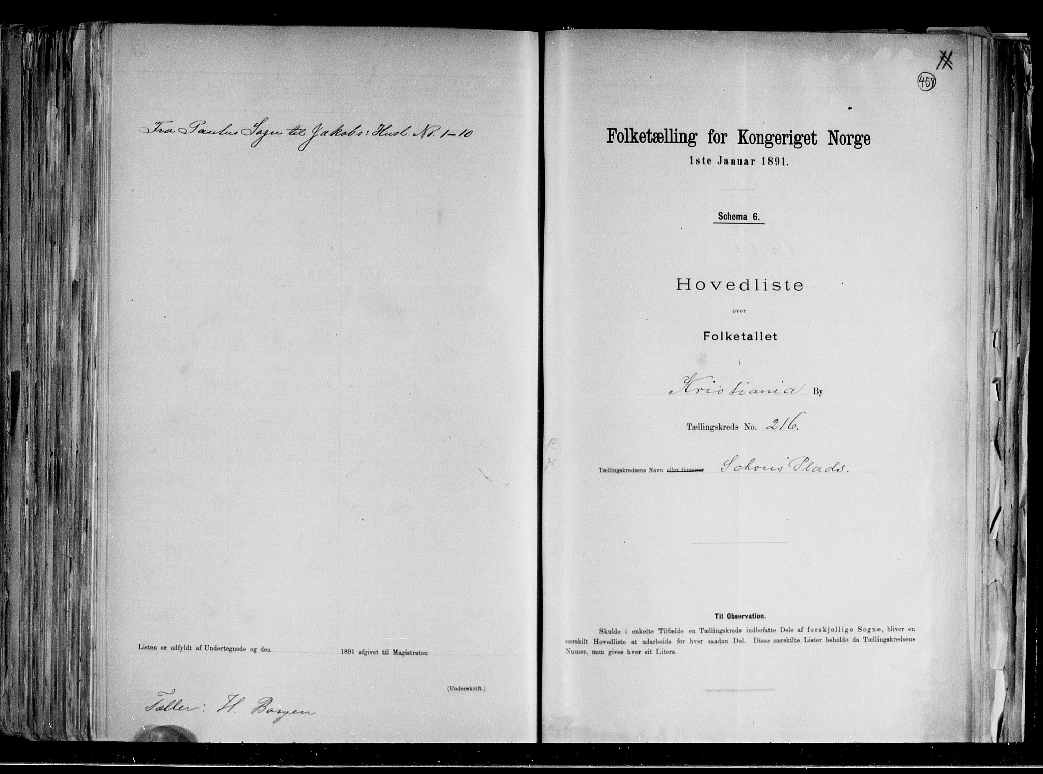 RA, 1891 census for 0301 Kristiania, 1891, p. 122852