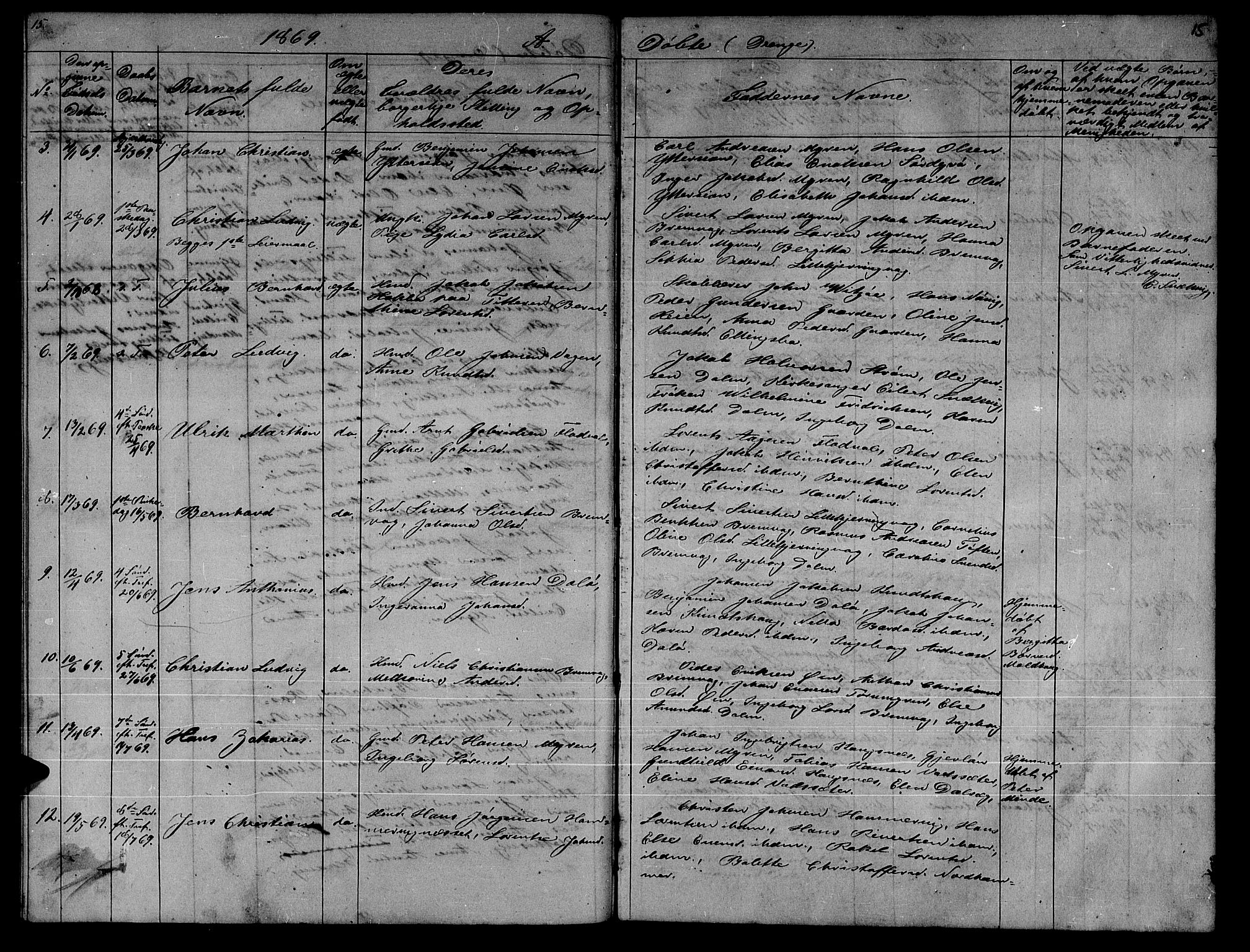 Ministerialprotokoller, klokkerbøker og fødselsregistre - Sør-Trøndelag, SAT/A-1456/634/L0539: Parish register (copy) no. 634C01, 1866-1873, p. 15