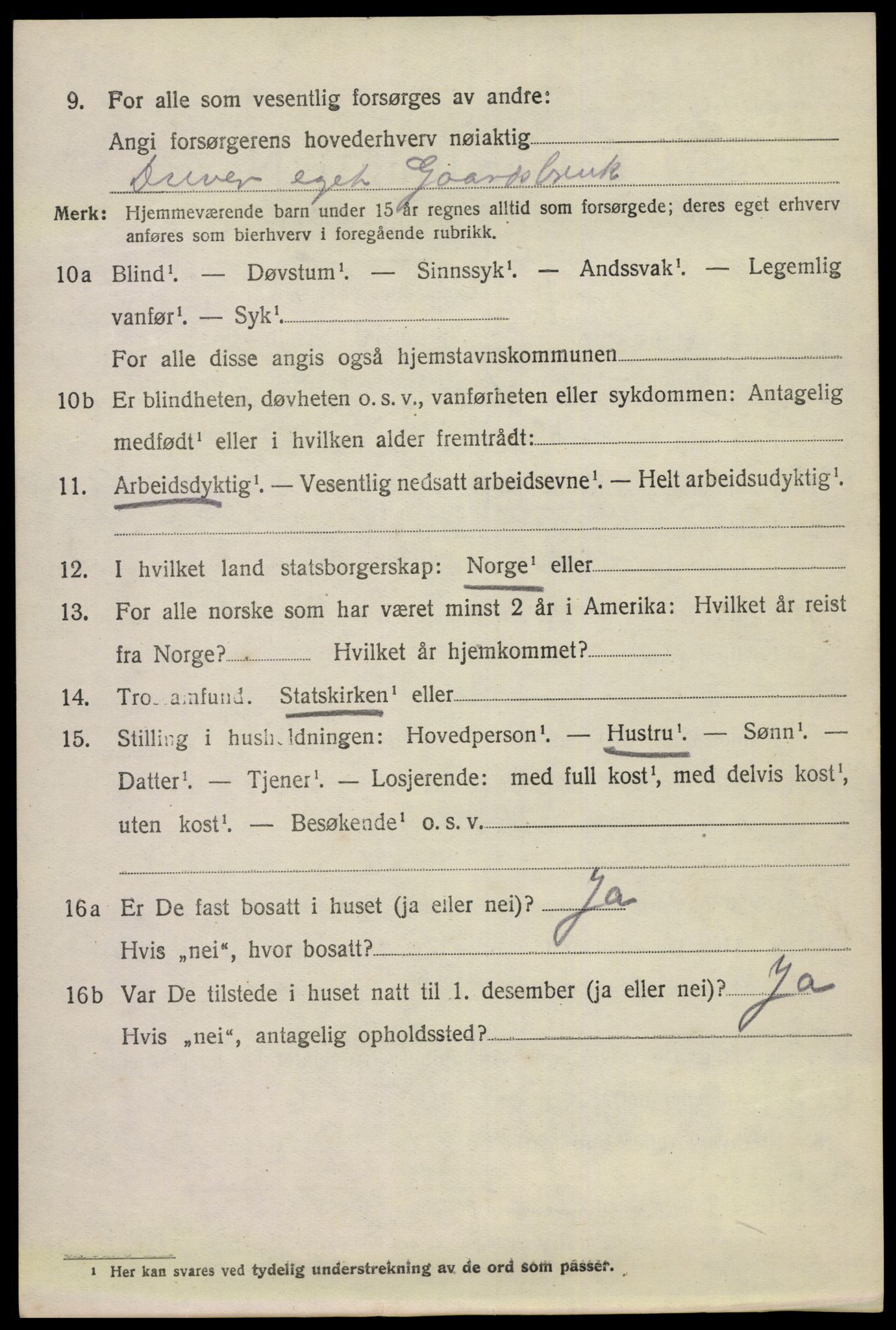 SAKO, 1920 census for Eidanger, 1920, p. 5435