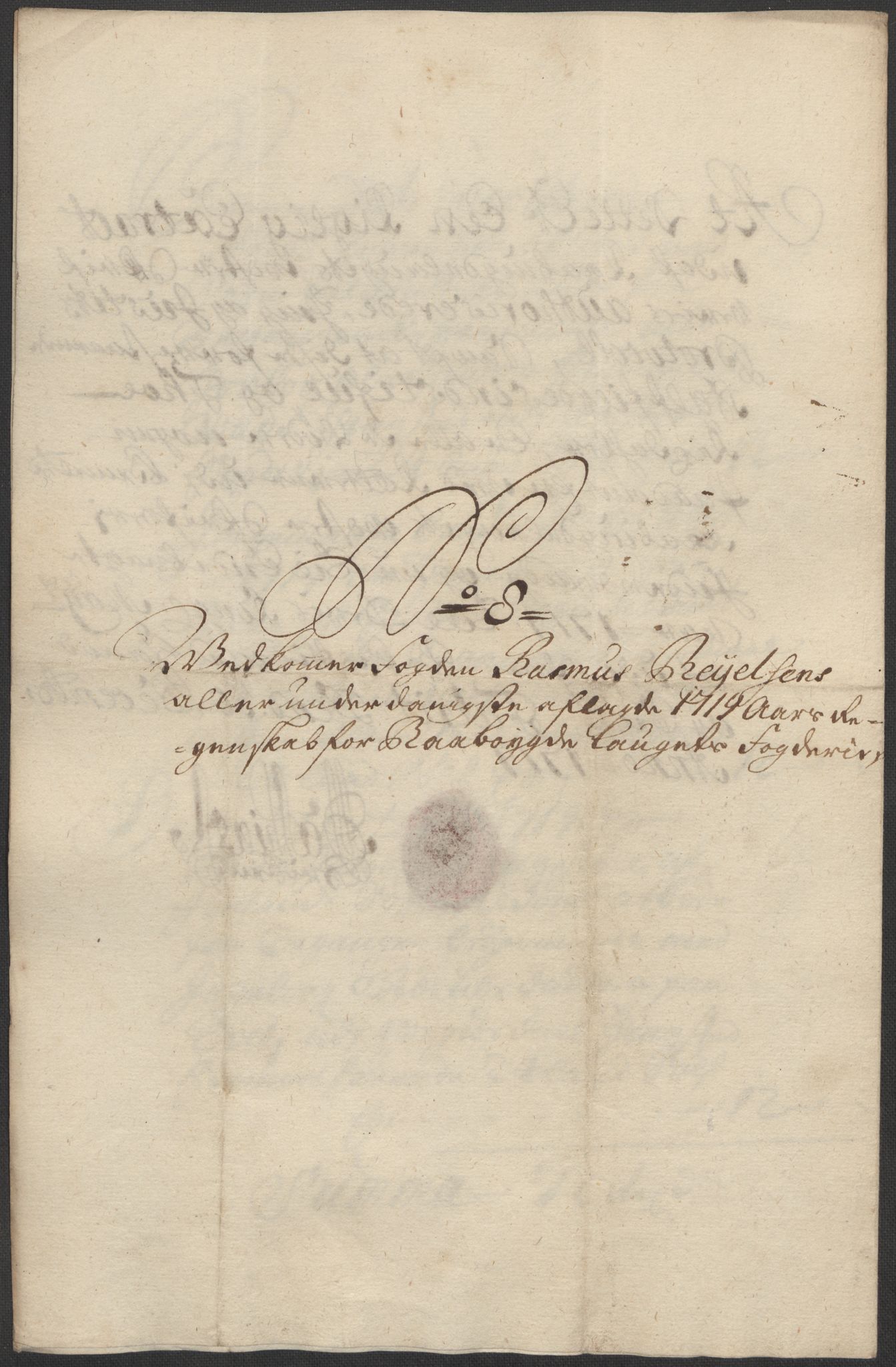Rentekammeret inntil 1814, Reviderte regnskaper, Fogderegnskap, AV/RA-EA-4092/R40/L2453: Fogderegnskap Råbyggelag, 1718-1719, p. 356