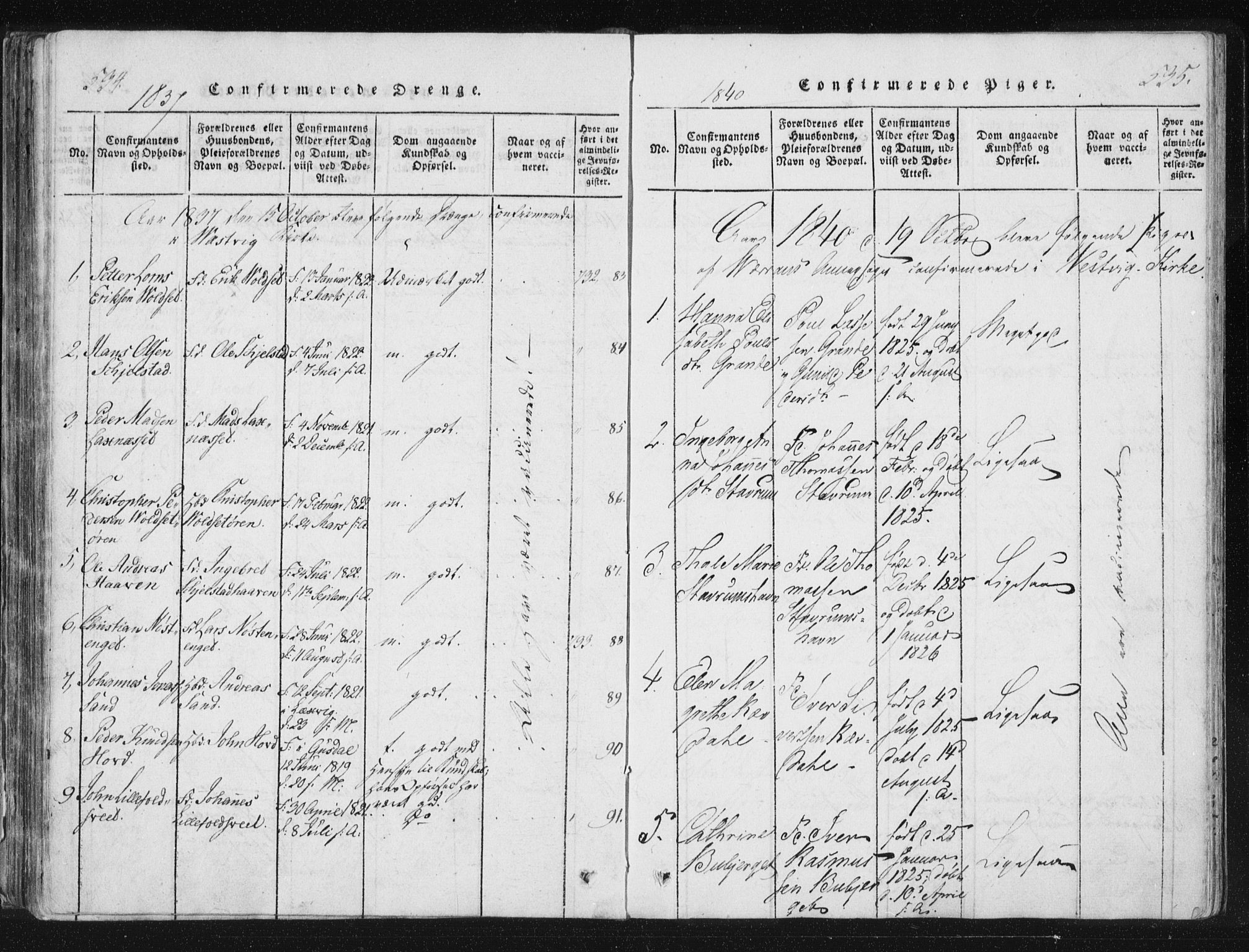 Ministerialprotokoller, klokkerbøker og fødselsregistre - Nord-Trøndelag, SAT/A-1458/744/L0417: Parish register (official) no. 744A01, 1817-1842, p. 534-535