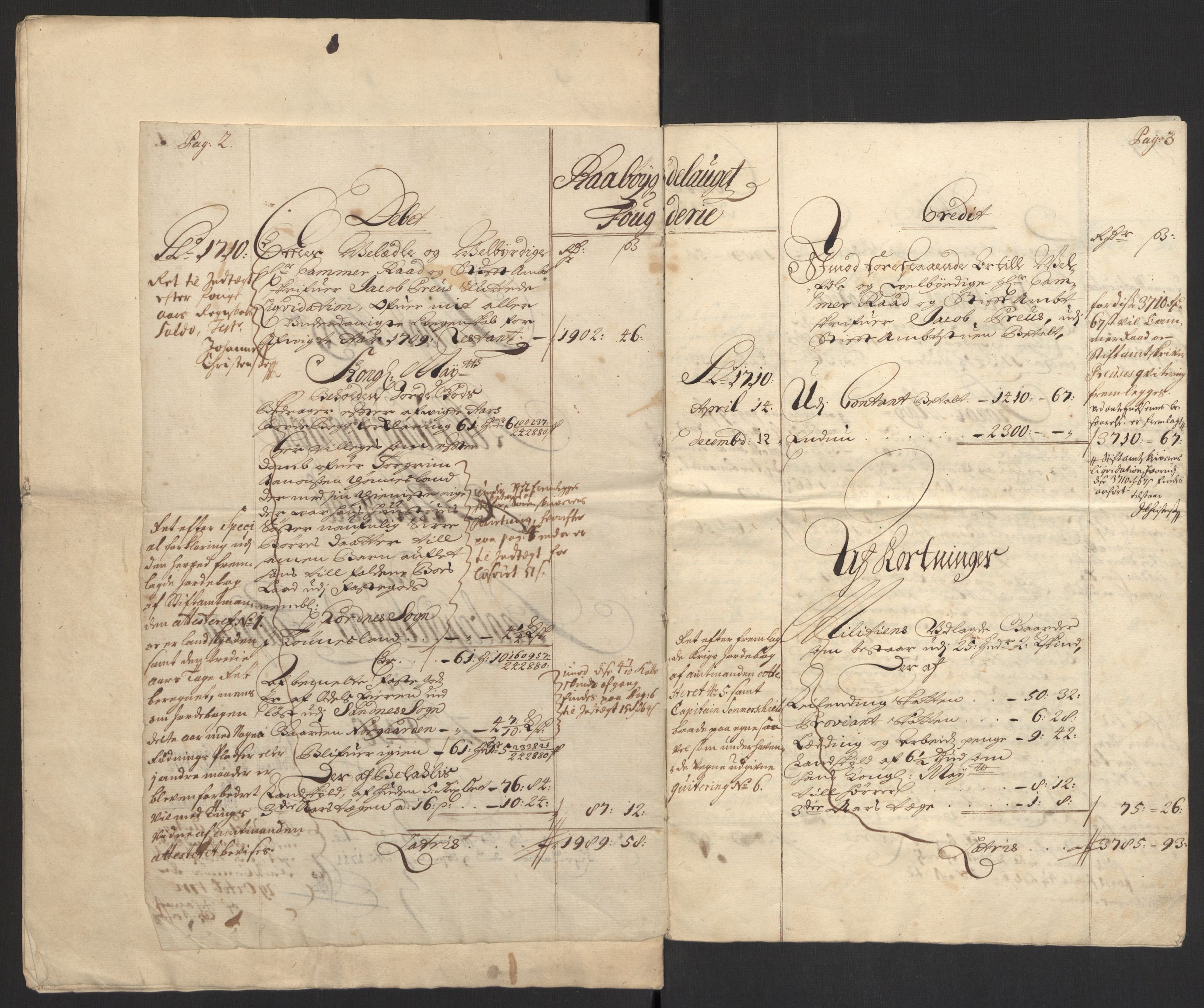 Rentekammeret inntil 1814, Reviderte regnskaper, Fogderegnskap, RA/EA-4092/R40/L2449: Fogderegnskap Råbyggelag, 1709-1711, p. 105