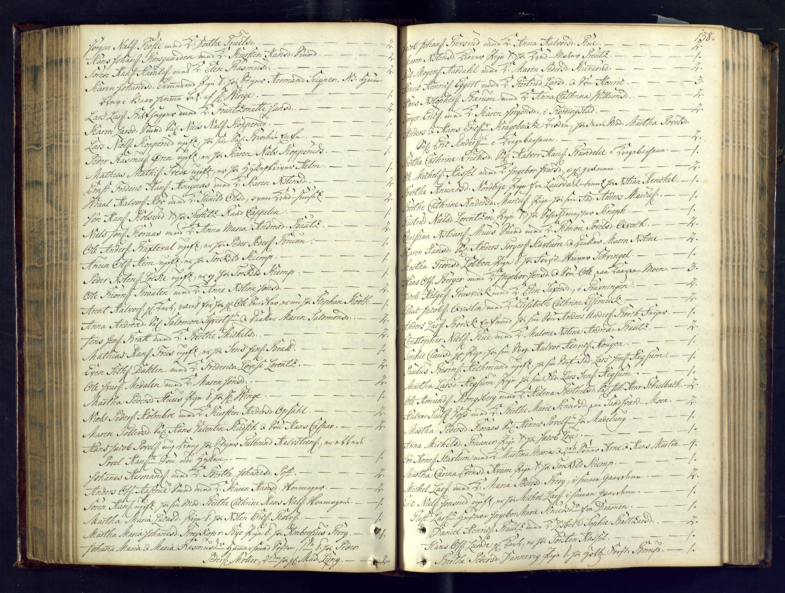 Kongsberg kirkebøker, AV/SAKO-A-22/M/Ma/L0006: Communicants register no. 6, 1761-1766, p. 138